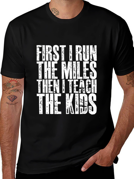 Runner Teacher Graphic Tee