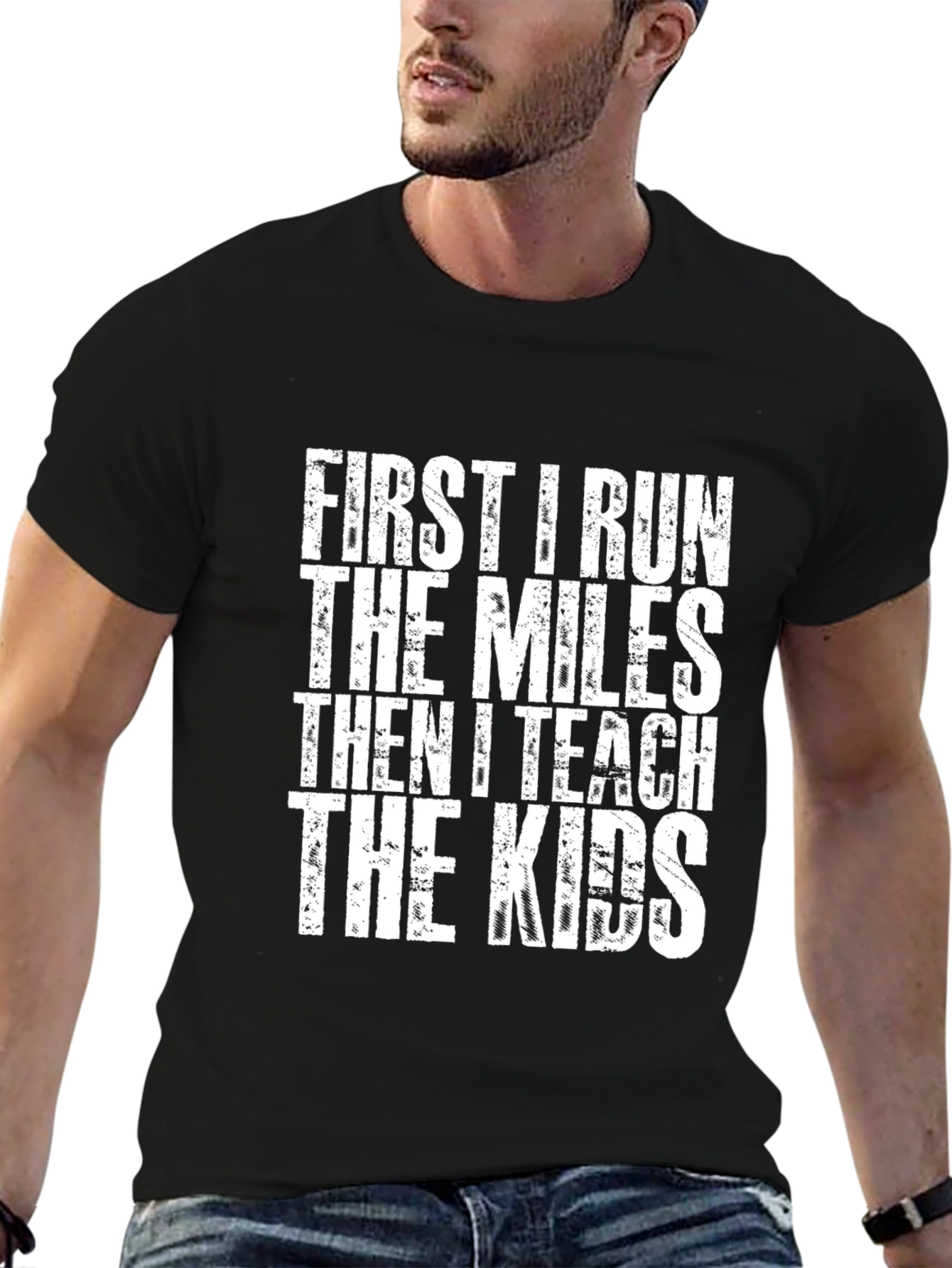 Runner Teacher Graphic Tee
