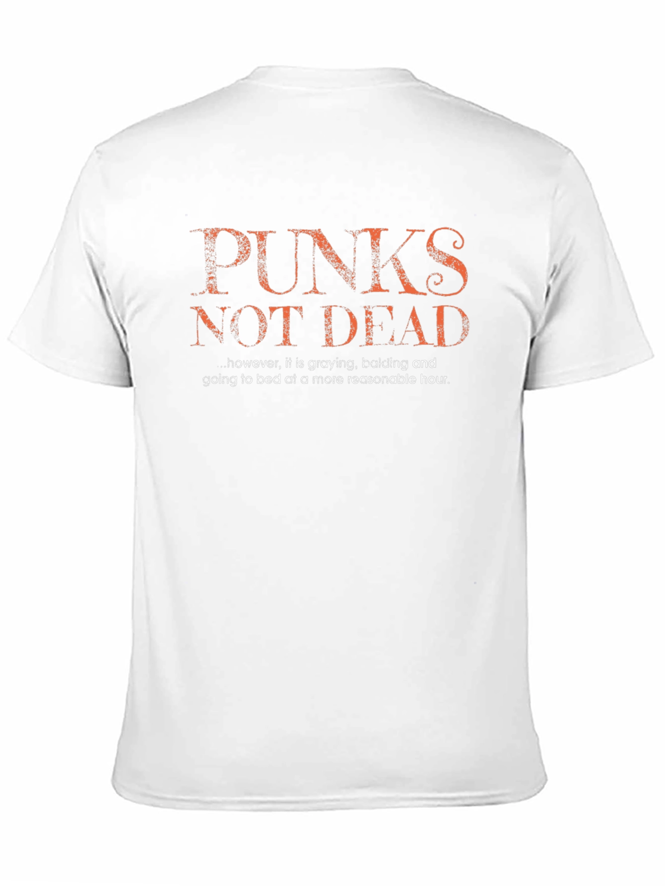 Punks Not Dead Funny Graphic T-Shirt