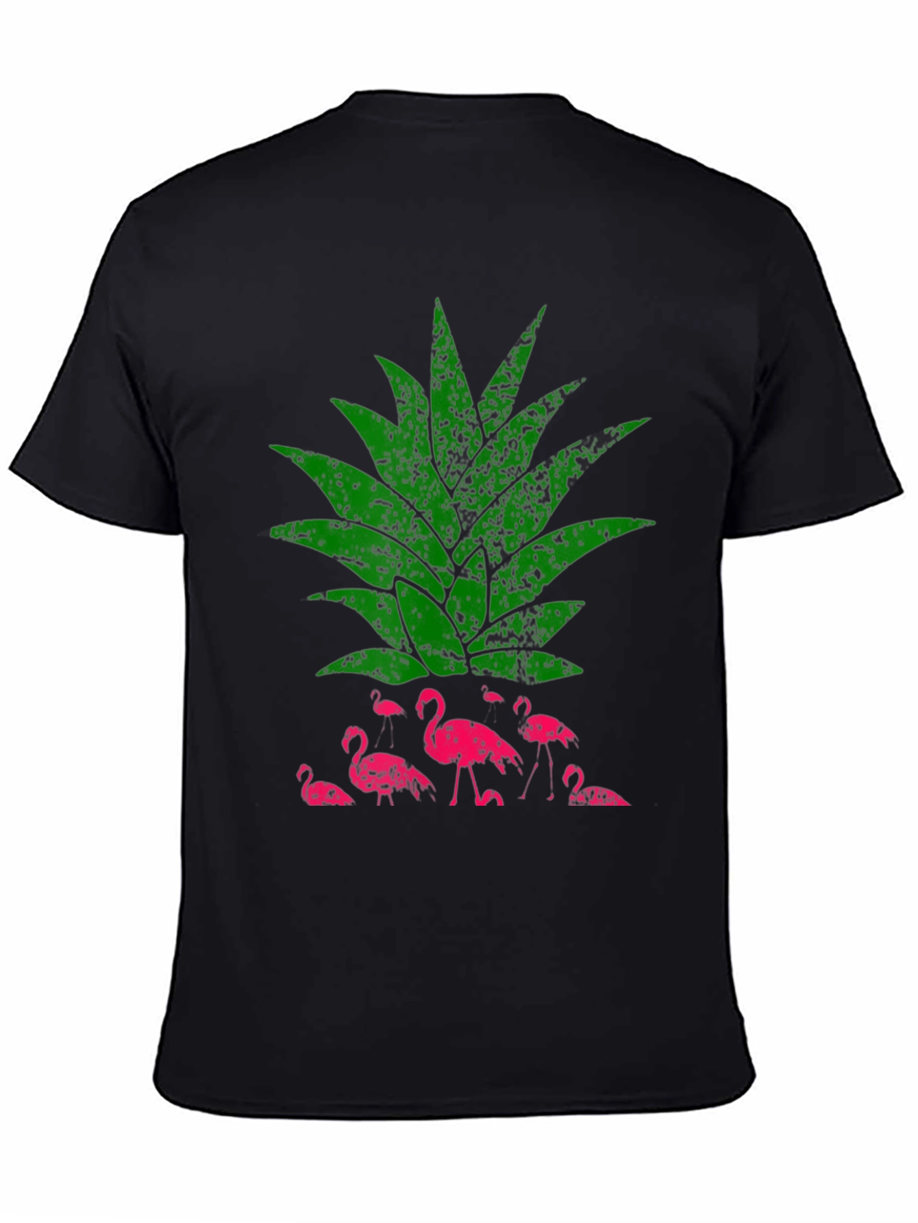 Flamingo Pineapple Graphic T-Shirt