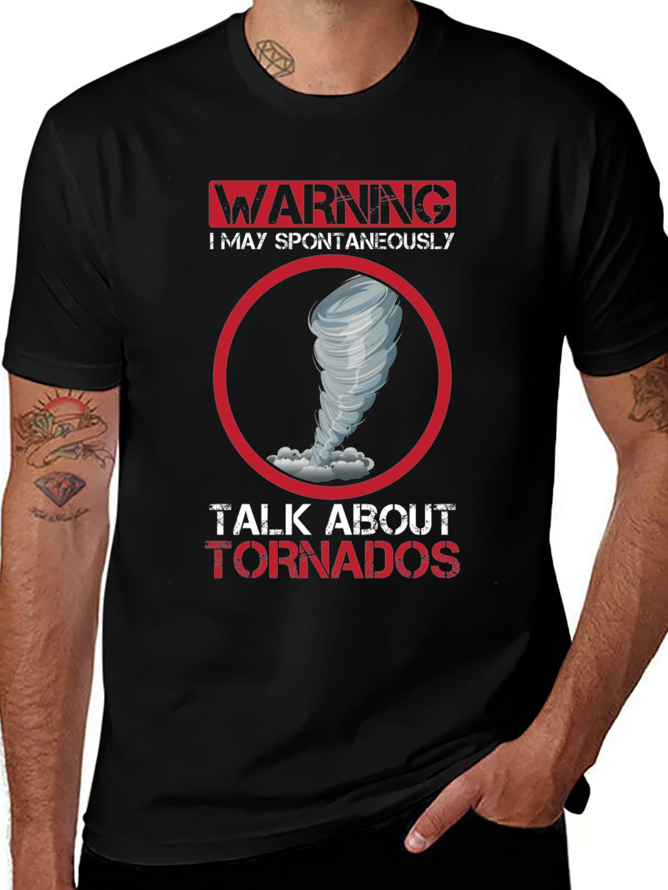 Warning Tornado Talk T-Shirt