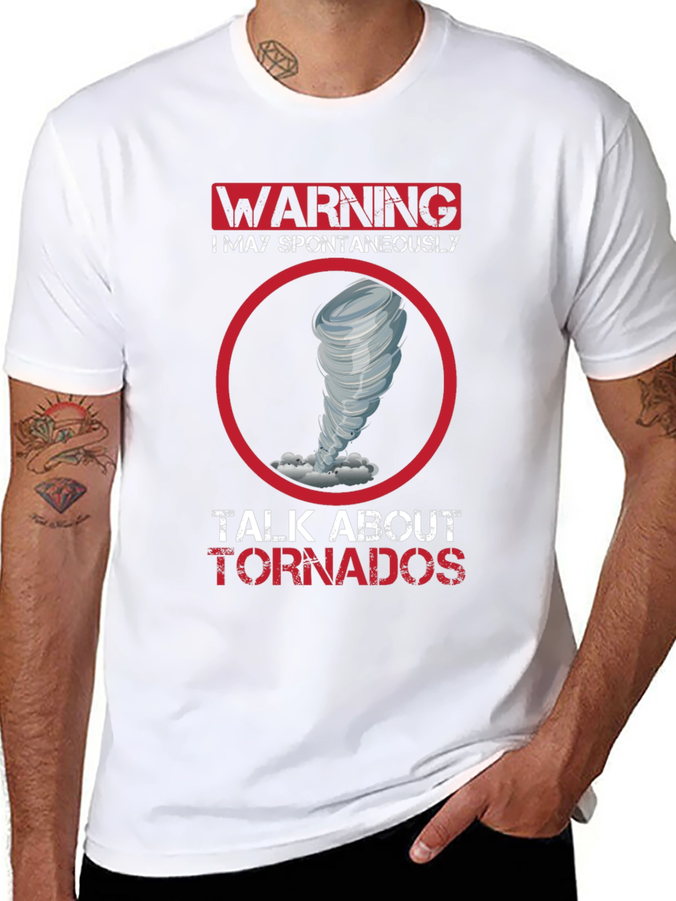 Warning Tornado Talk T-Shirt