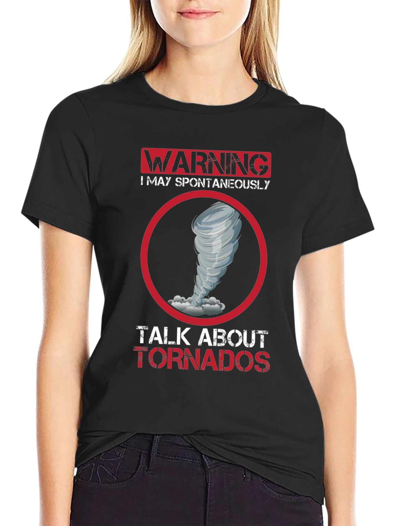 Warning Tornado Talk T-Shirt