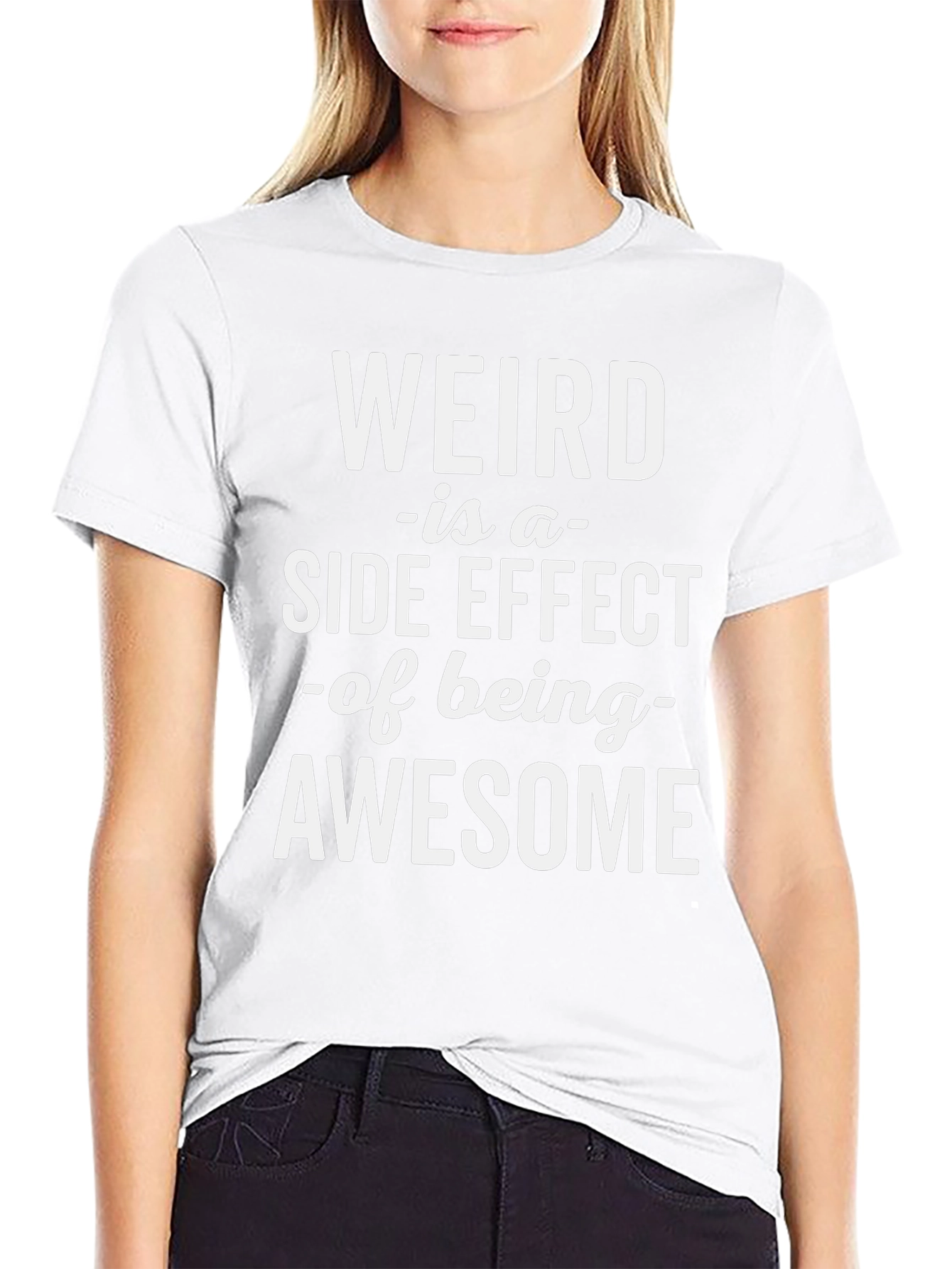 Weird is Awesome Tee - Funny Slogan T-Shirt