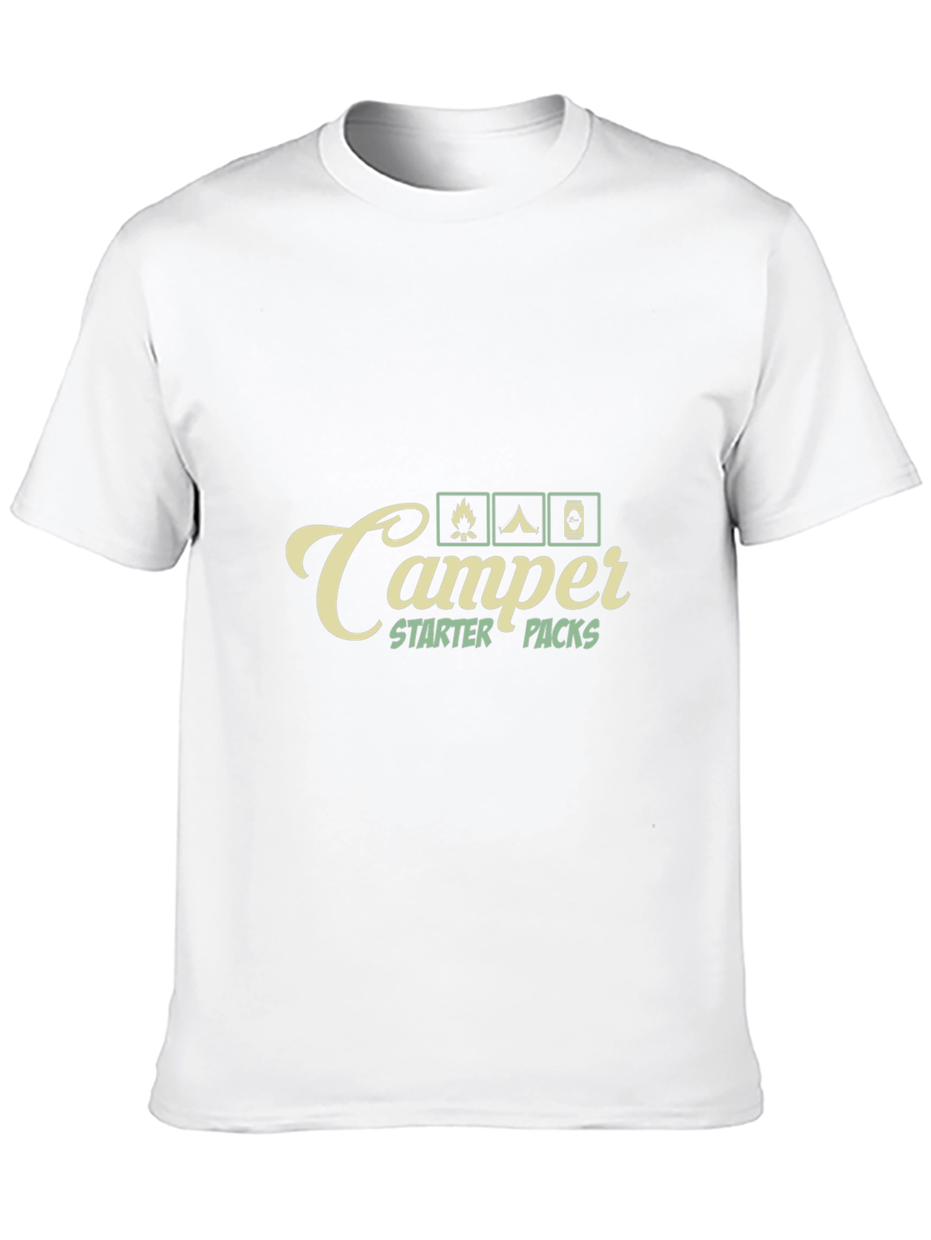 Camper Starter Packs Graphic T-Shirt - Camping Adventure Tee