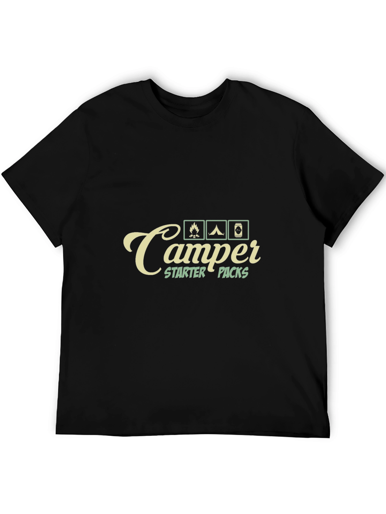 Camper Starter Packs Graphic T-Shirt - Camping Adventure Tee