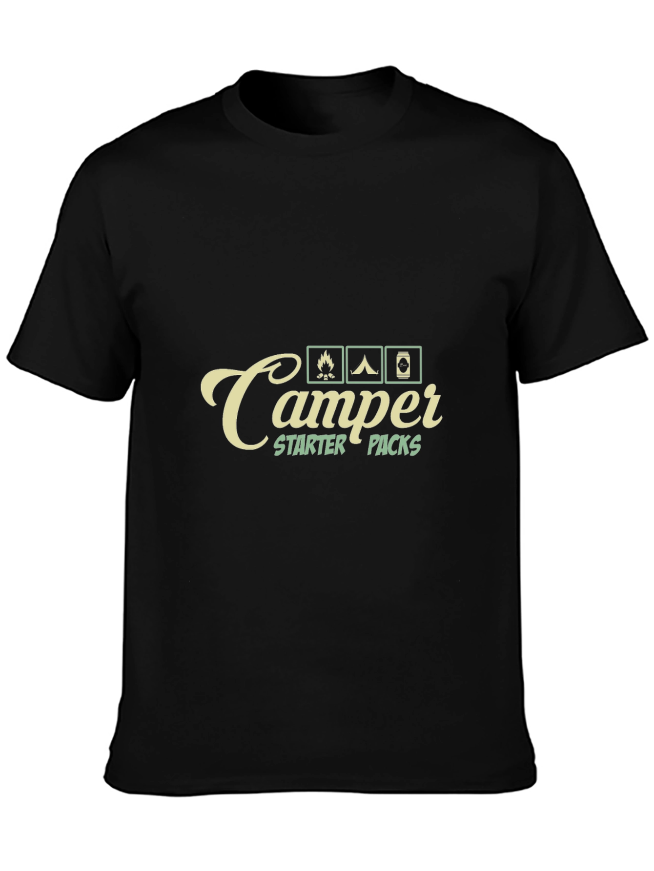 Camper Starter Packs Graphic T-Shirt - Camping Adventure Tee