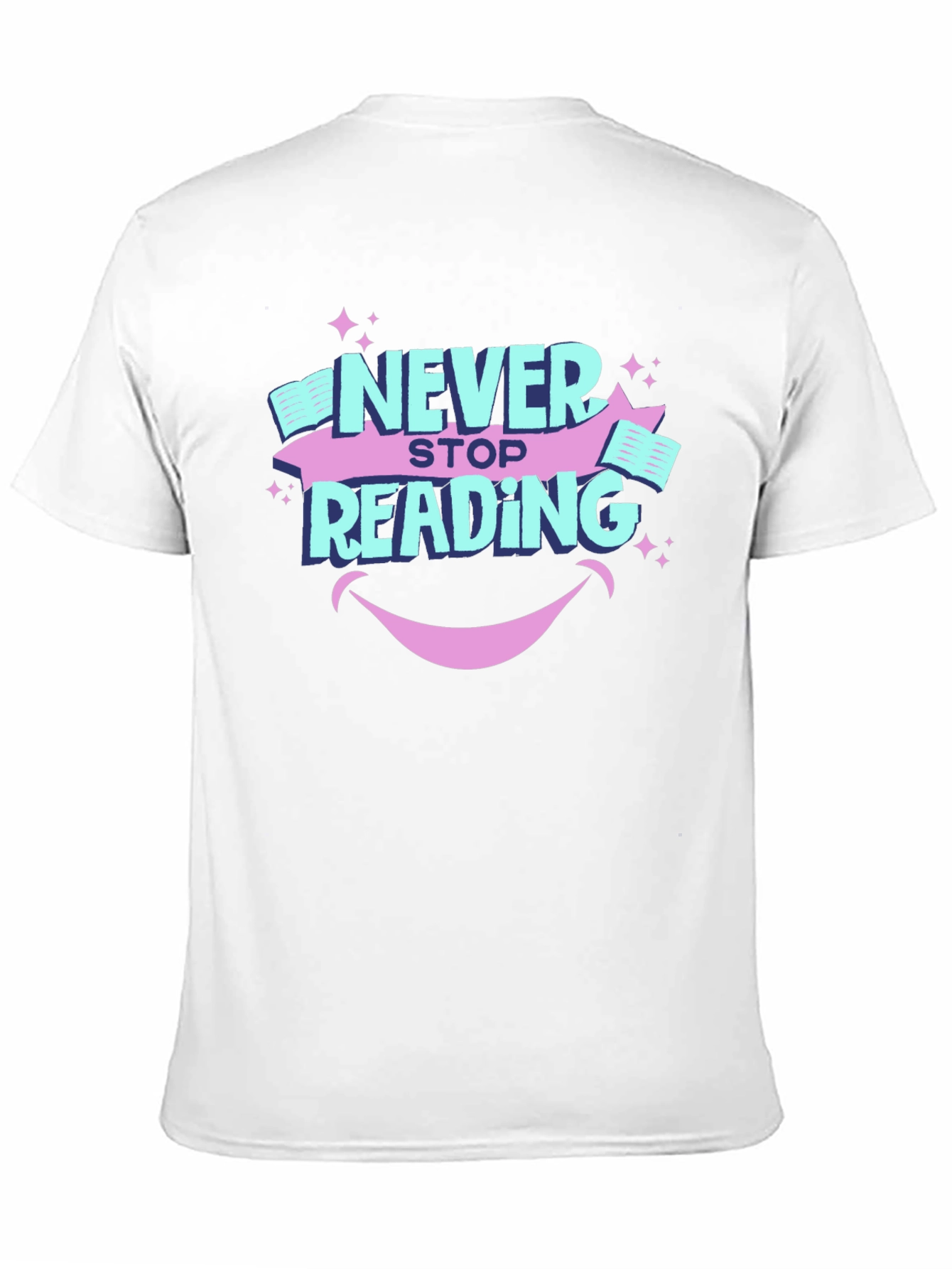 Never Stop Reading Graphic T-Shirt