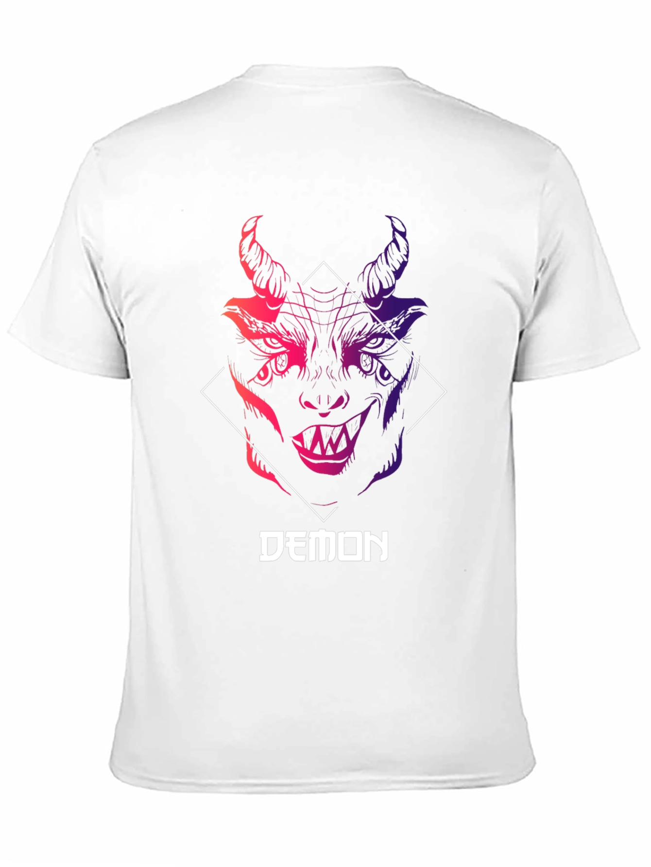Mens Demon Graphic Tee - Unique Design