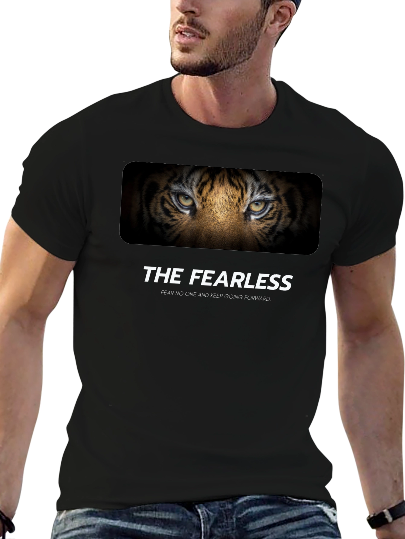 The Fearless Tiger Graphic Tee - Bold Statement Shirt