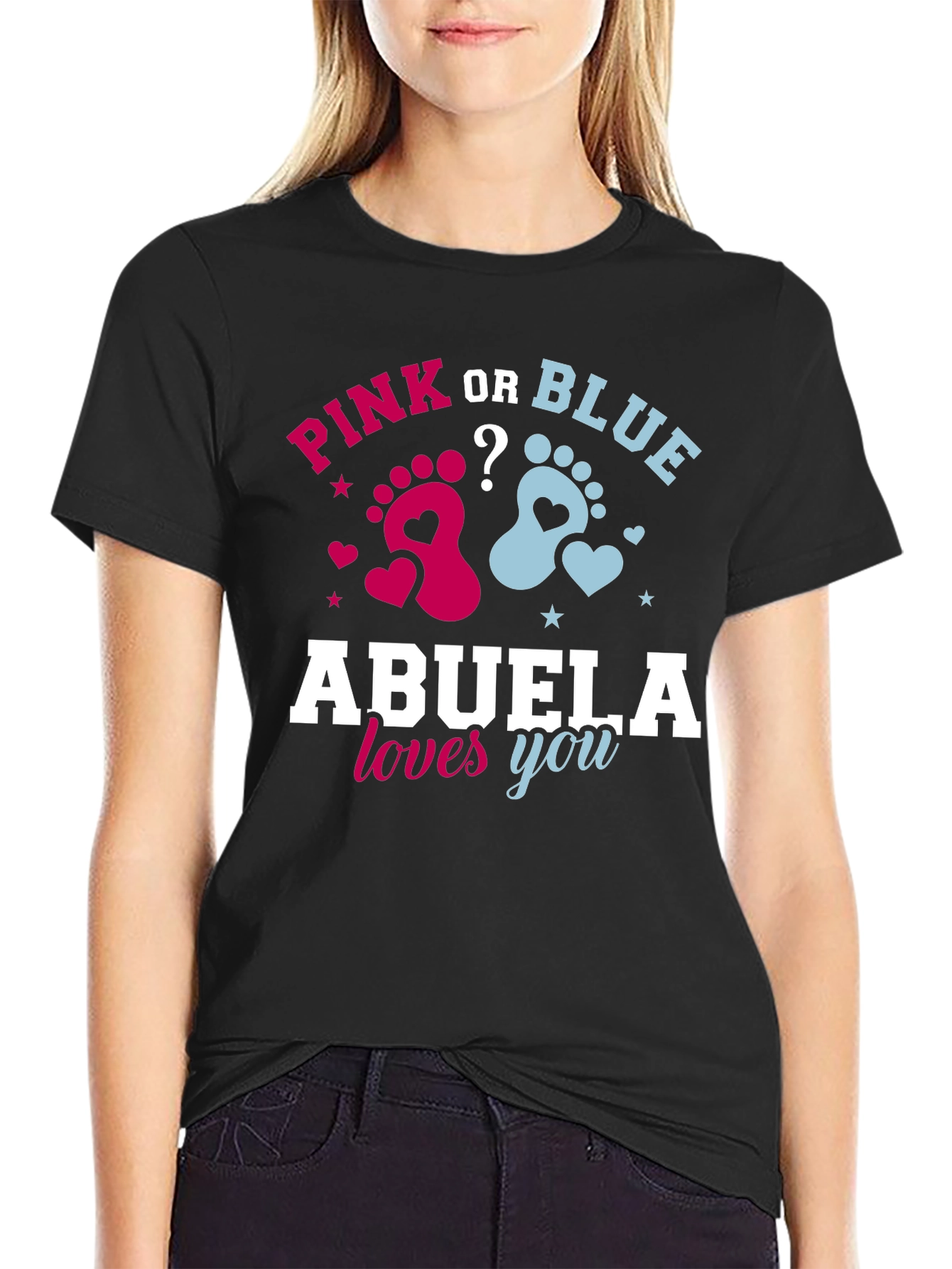 Pink or Blue Abuela Loves You T-Shirt