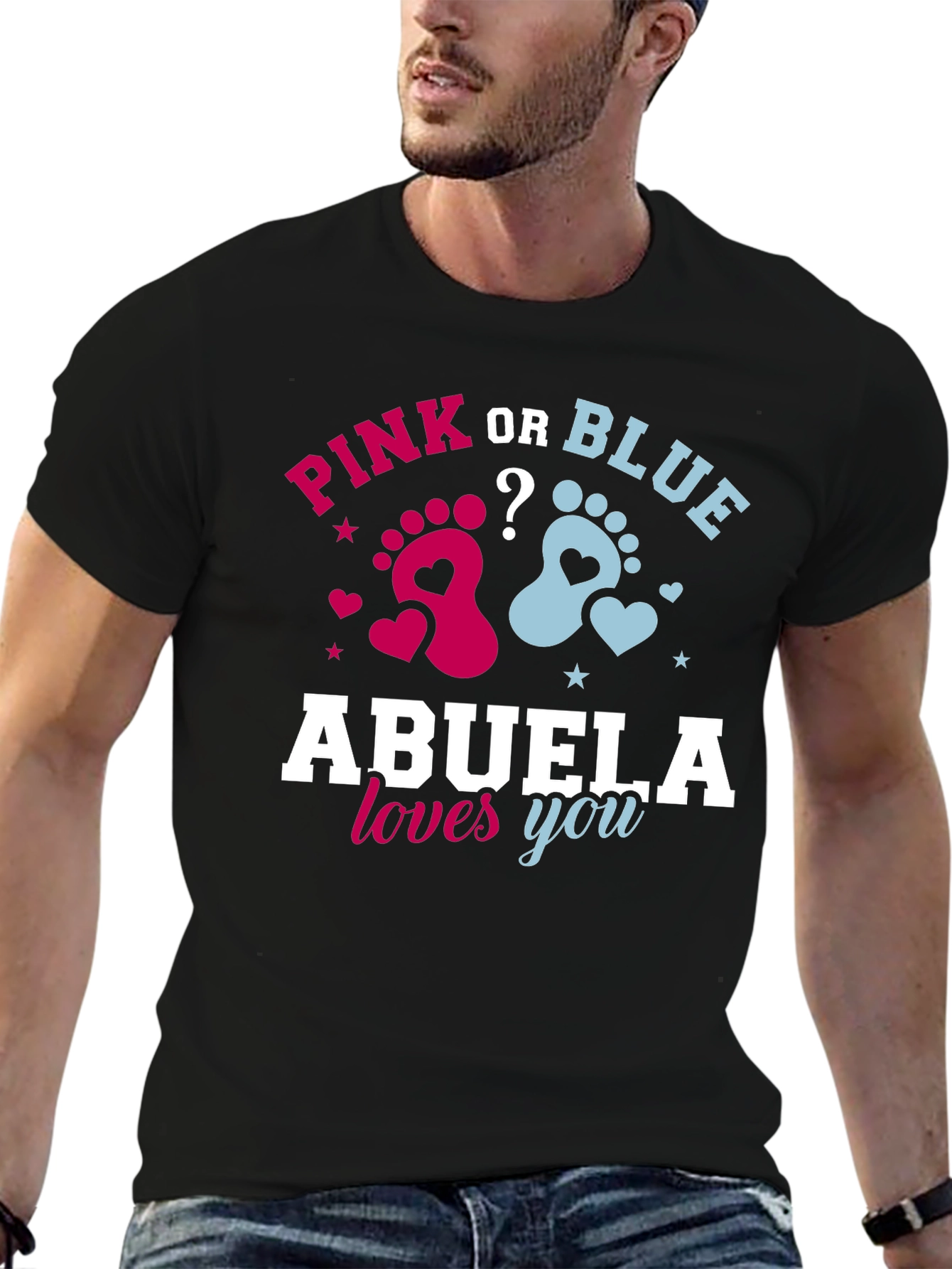 Pink or Blue Abuela Loves You T-Shirt