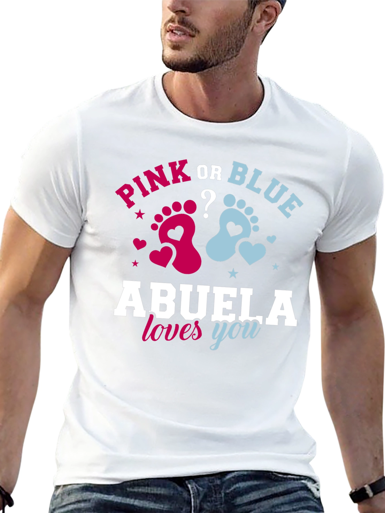 Pink or Blue Abuela Loves You T-Shirt