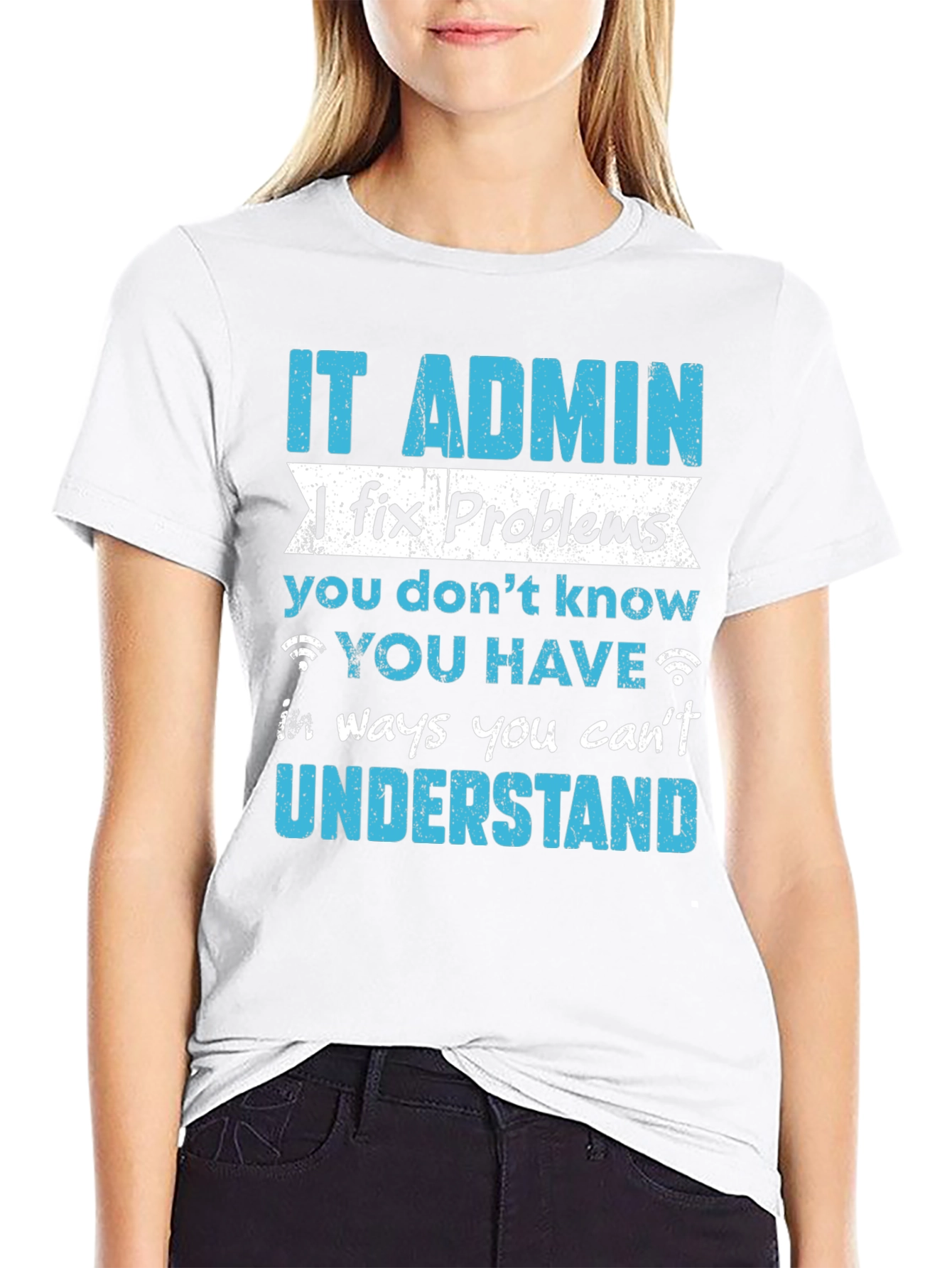 IT Admin Fixes Problems T-Shirt