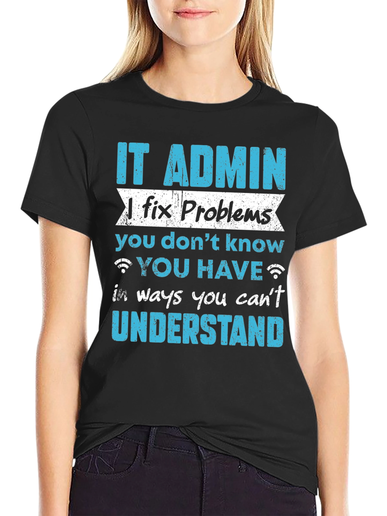 IT Admin Fixes Problems T-Shirt