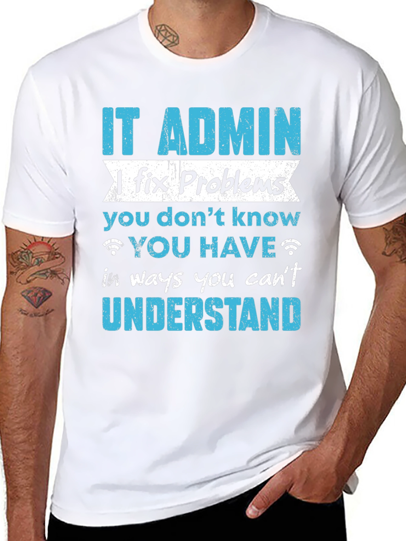 IT Admin Fixes Problems T-Shirt