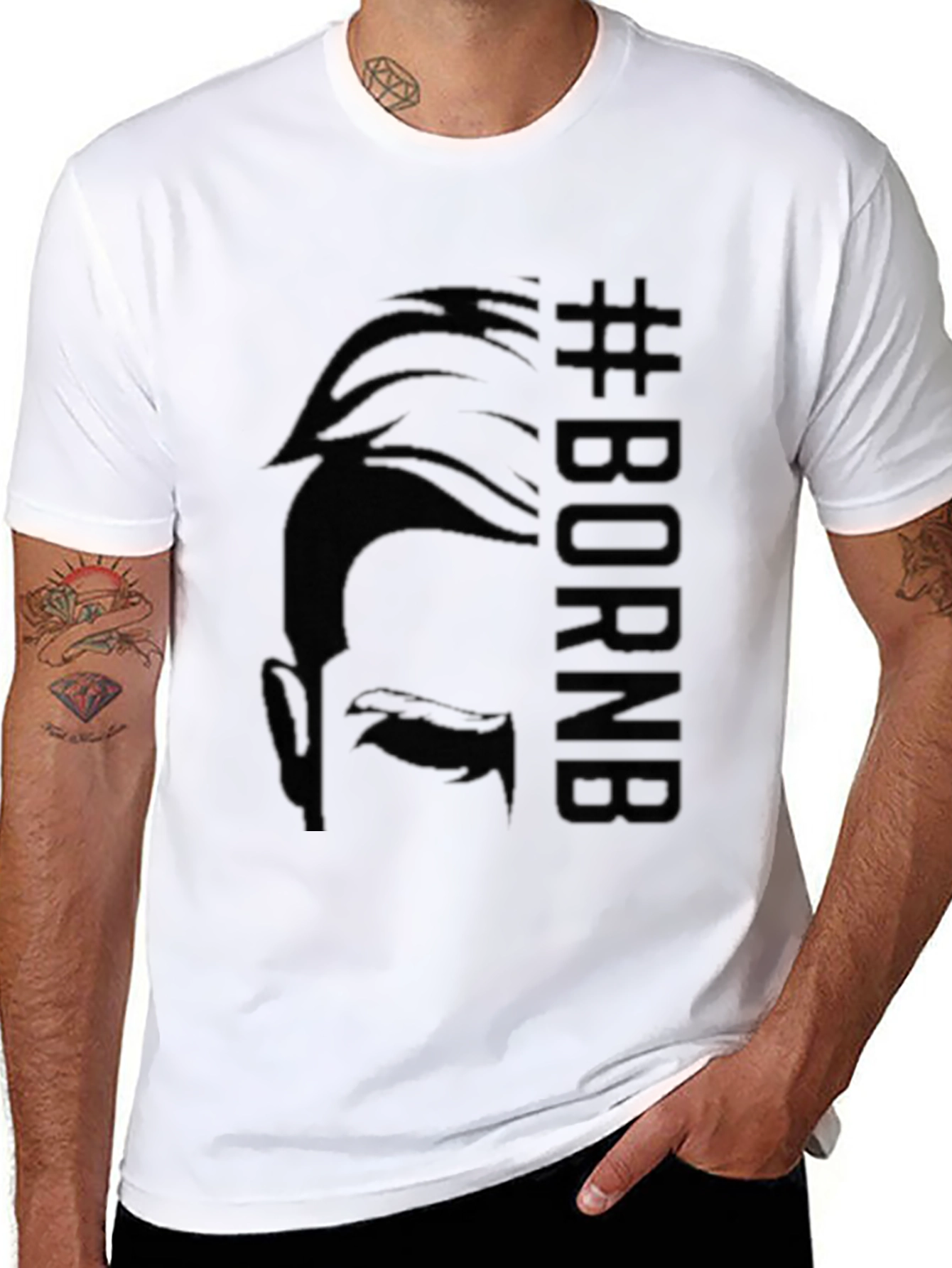 Born Brand Black Graphic T-Shirt