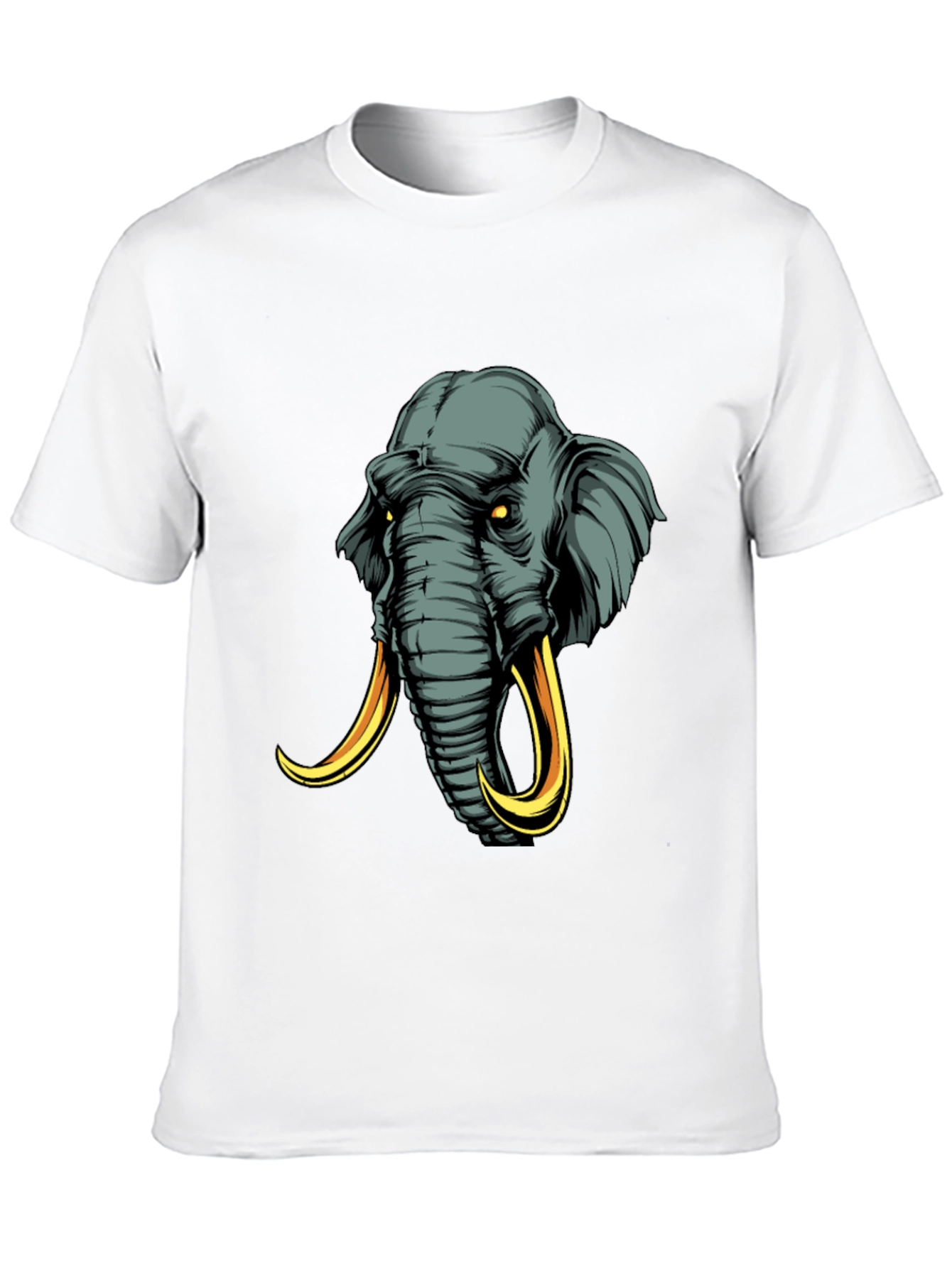 Elephant Graphic Tee - Mens Black T-Shirt