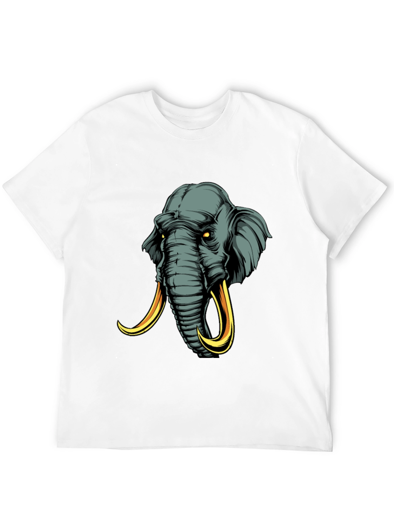 Elephant Graphic Tee - Mens Black T-Shirt