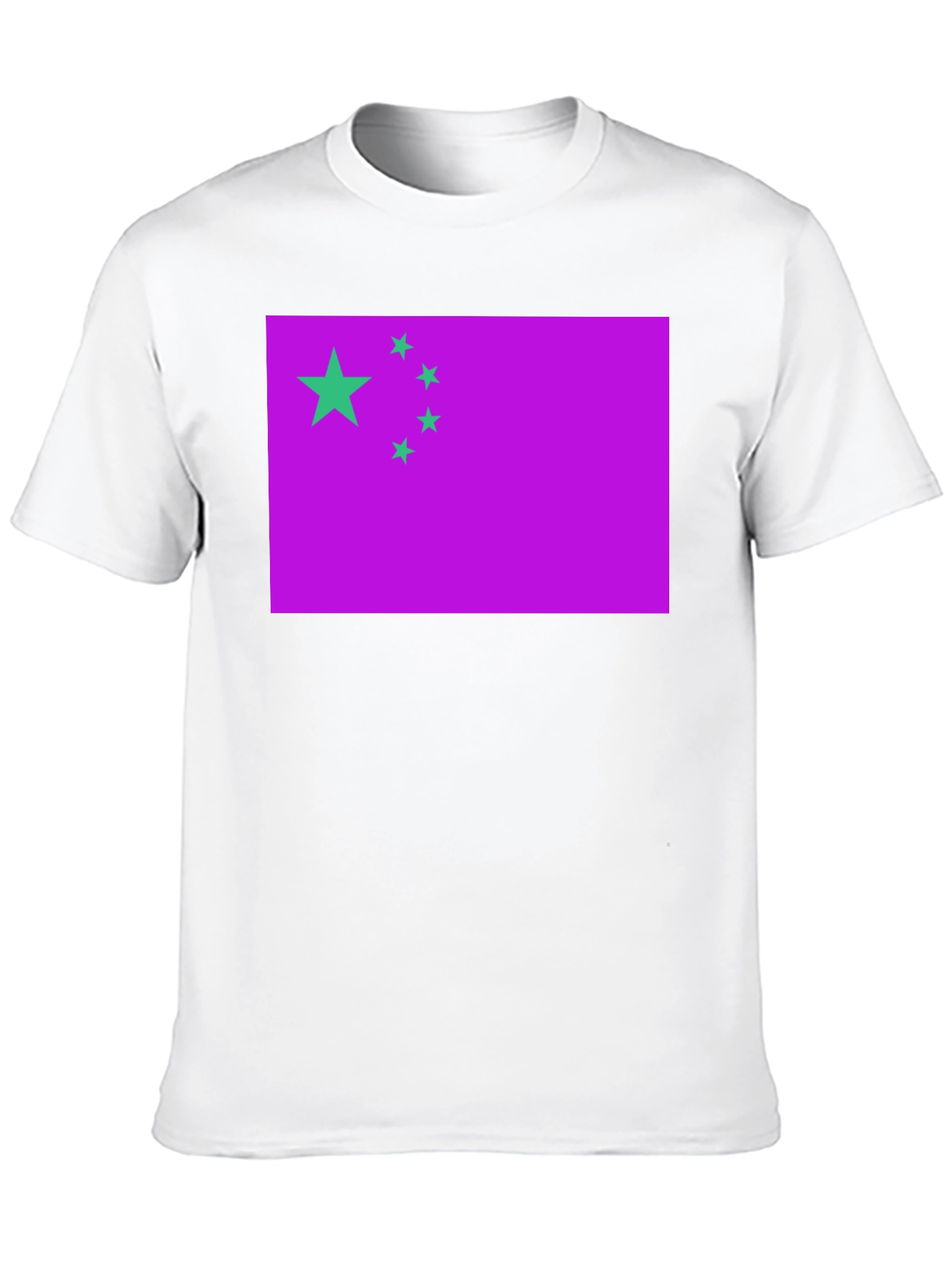 Novelty Flag Graphic Tee - Stylish Statement Shirt