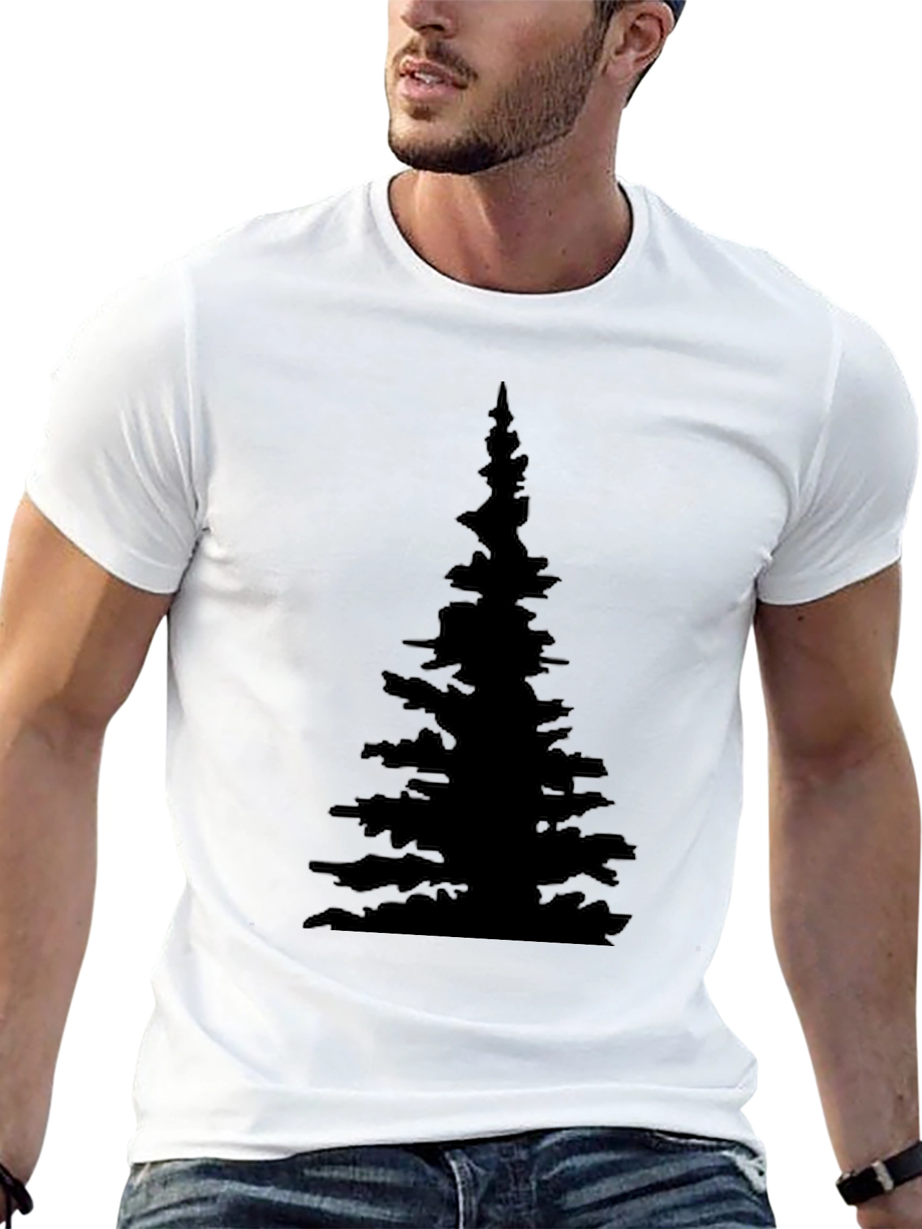 Black Tree Silhouette T-Shirt