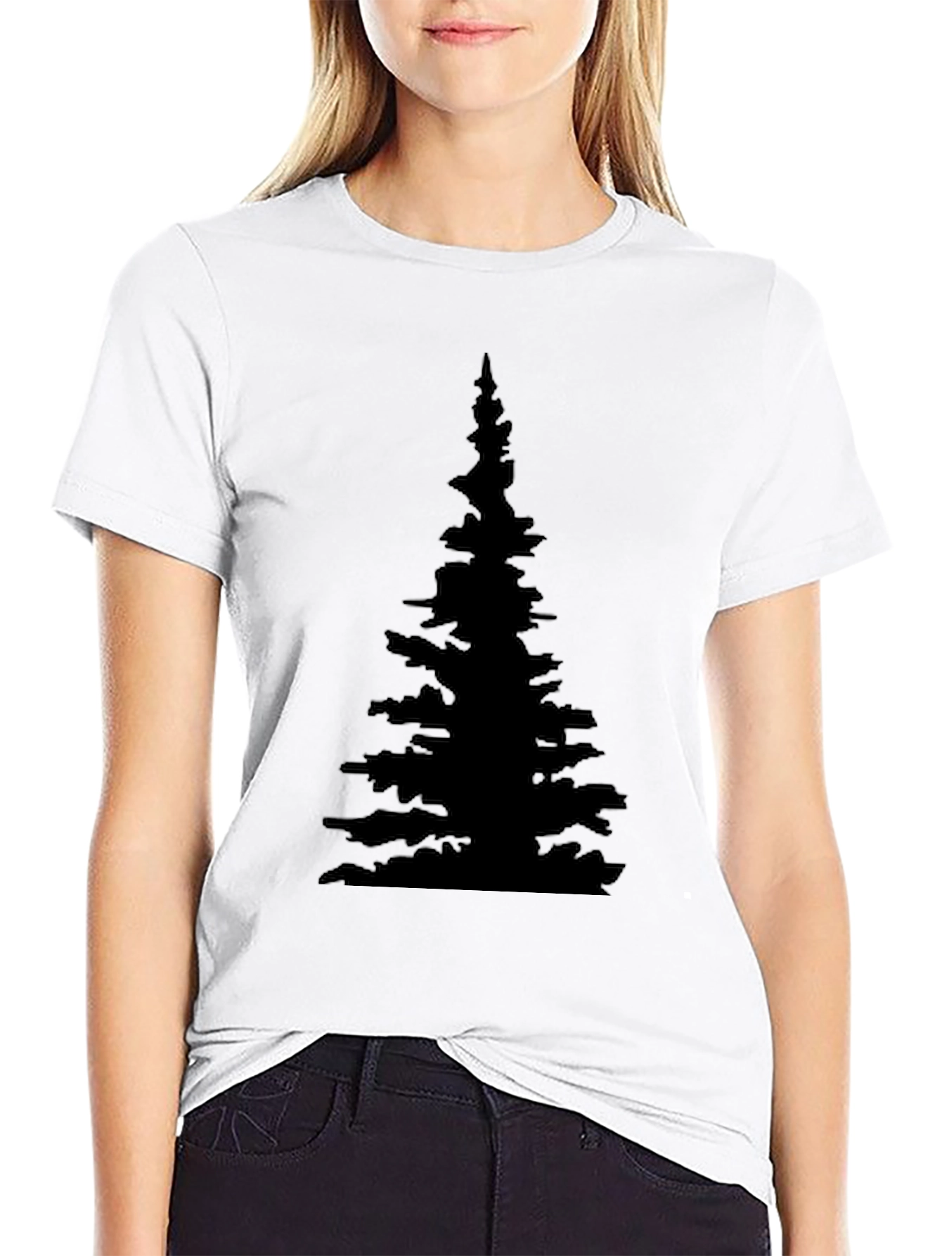 Black Tree Silhouette T-Shirt