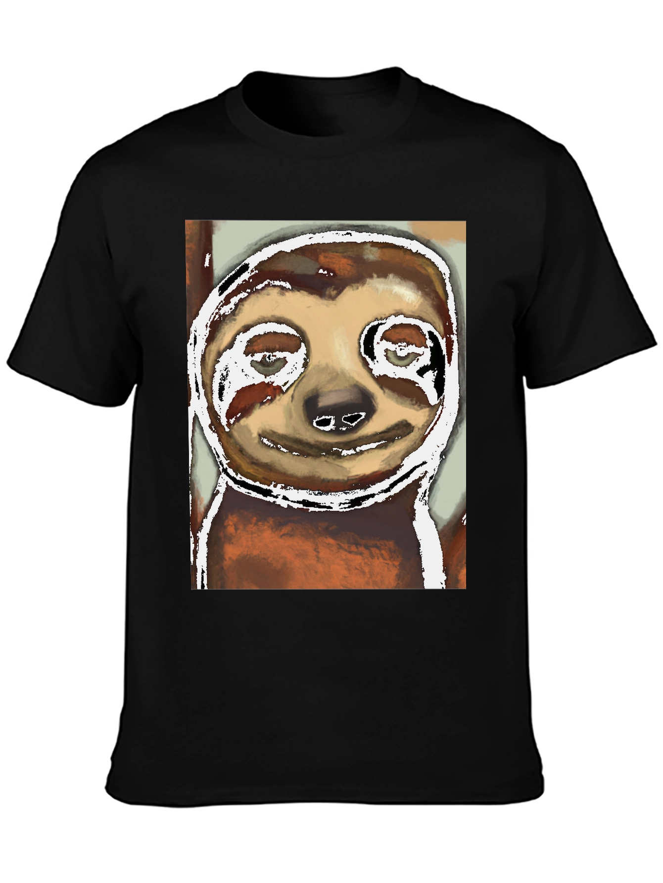 Sloth Graphic Tee -  Unique Artistic Print