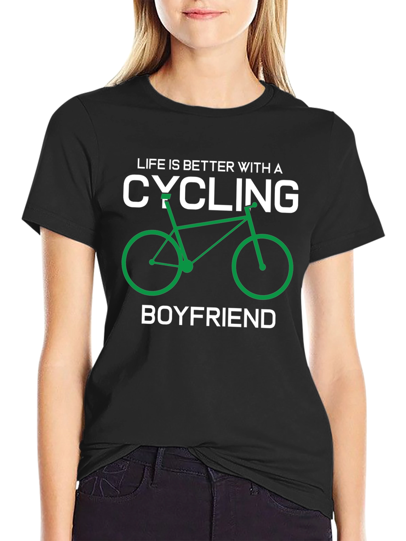 Cycling Boyfriend Graphic T-Shirt