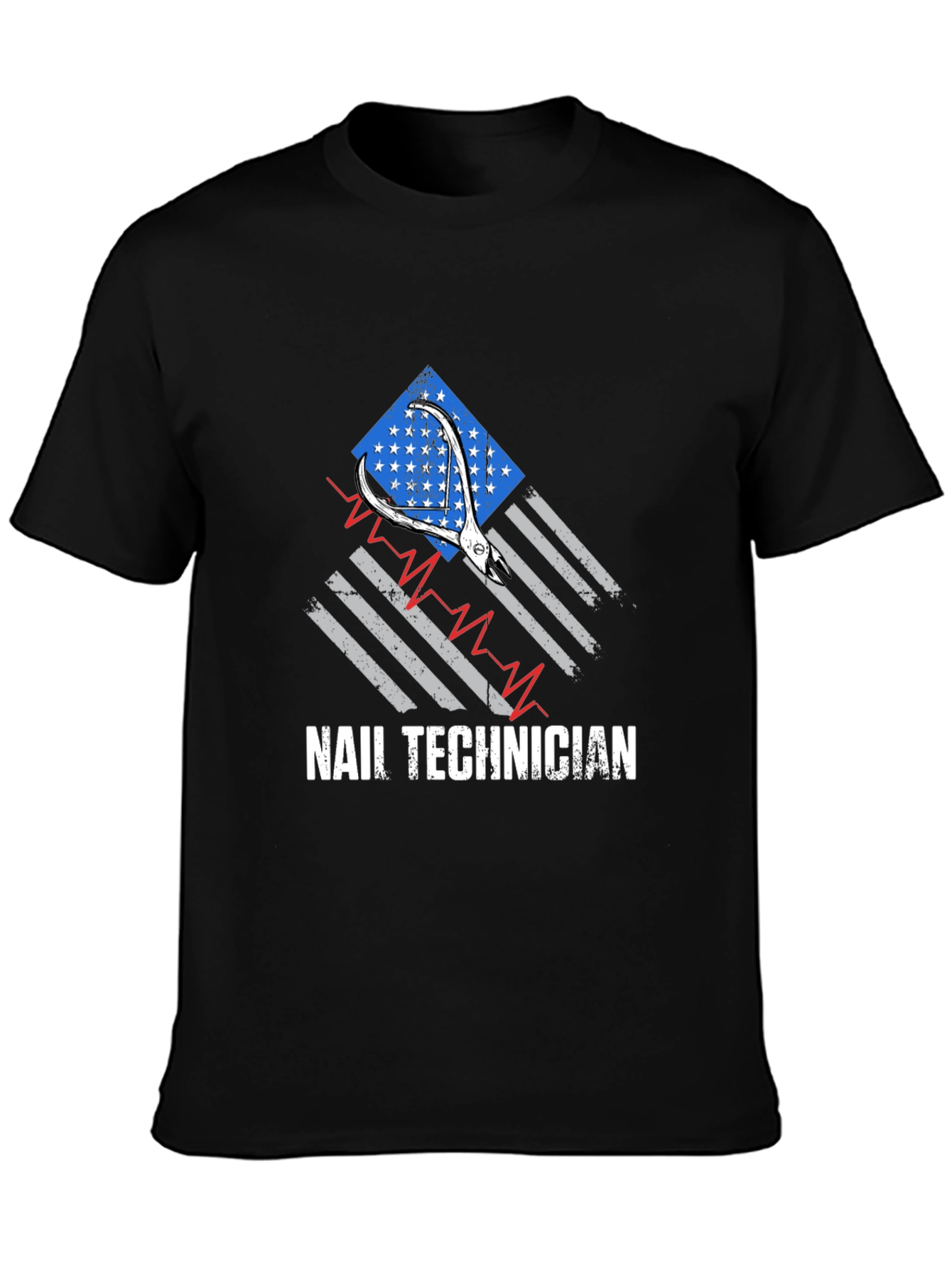 Nail Technician Patriotic T-Shirt