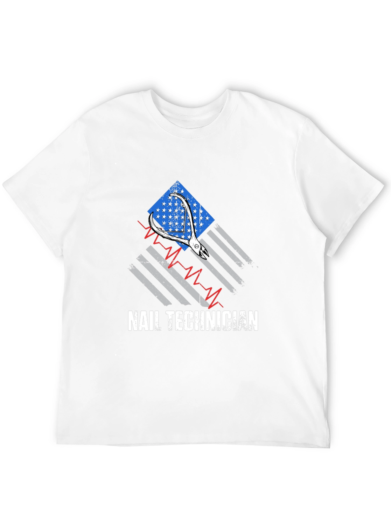 Nail Technician Patriotic T-Shirt