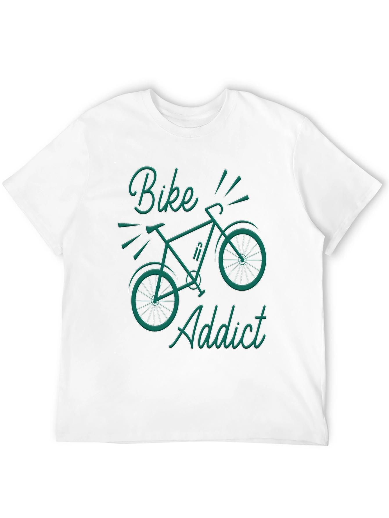 Bike Addict Graphic T-Shirt - Black