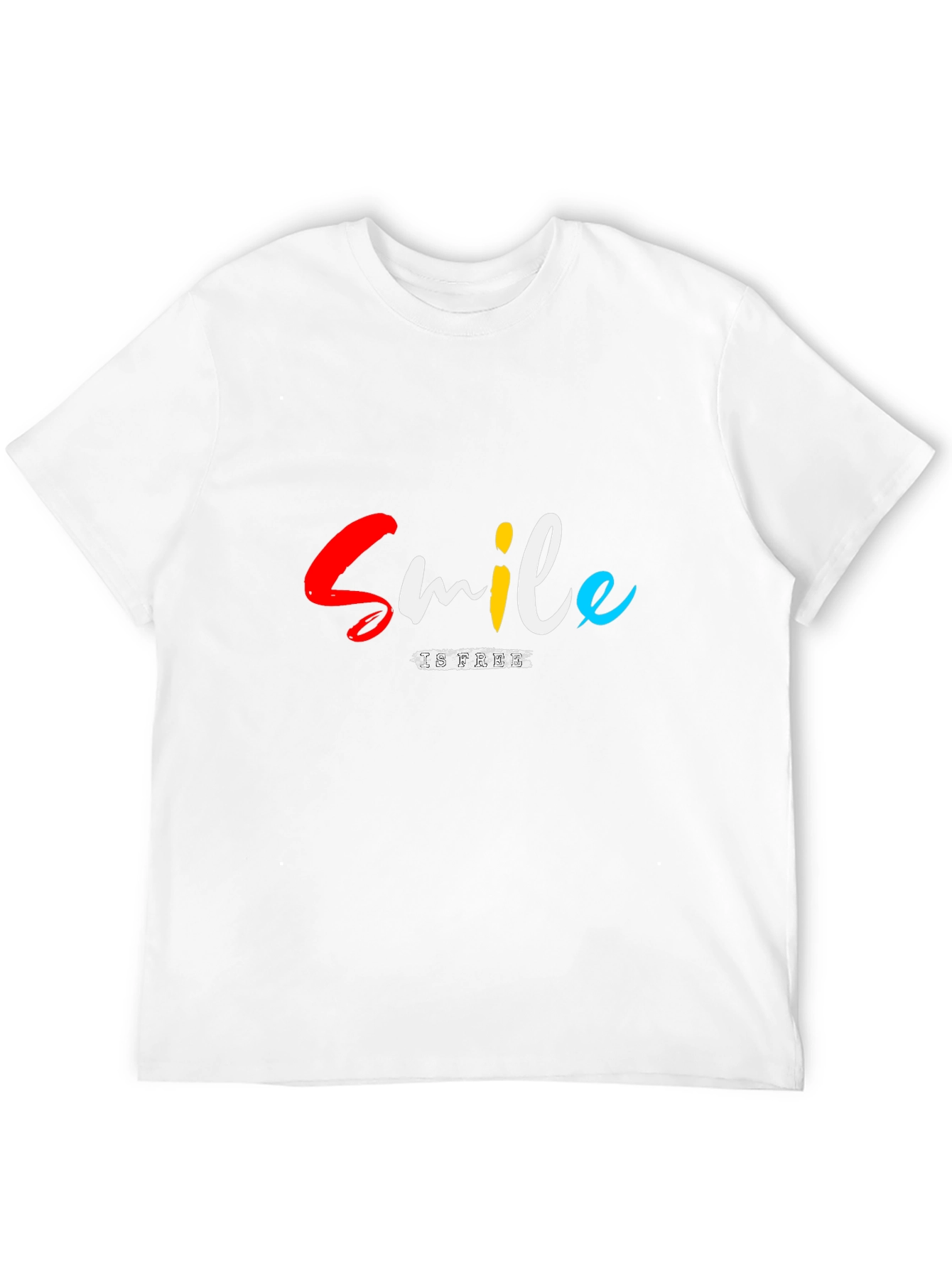 Smile is Free Black T-Shirt
