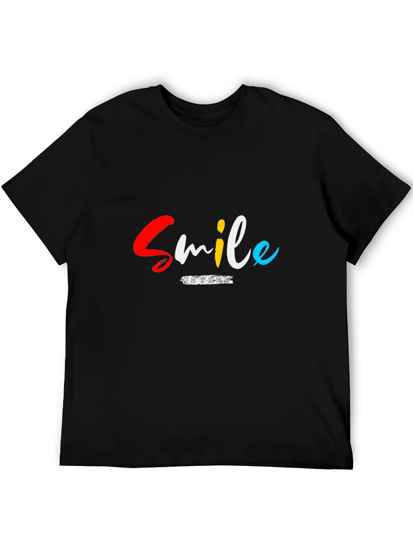Smile is Free Black T-Shirt