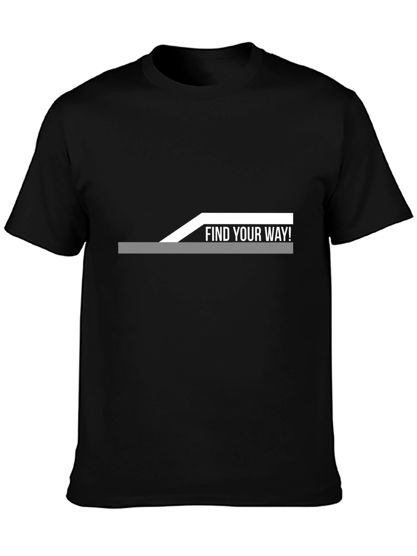 Find Your Way Graphic T-Shirt - Black