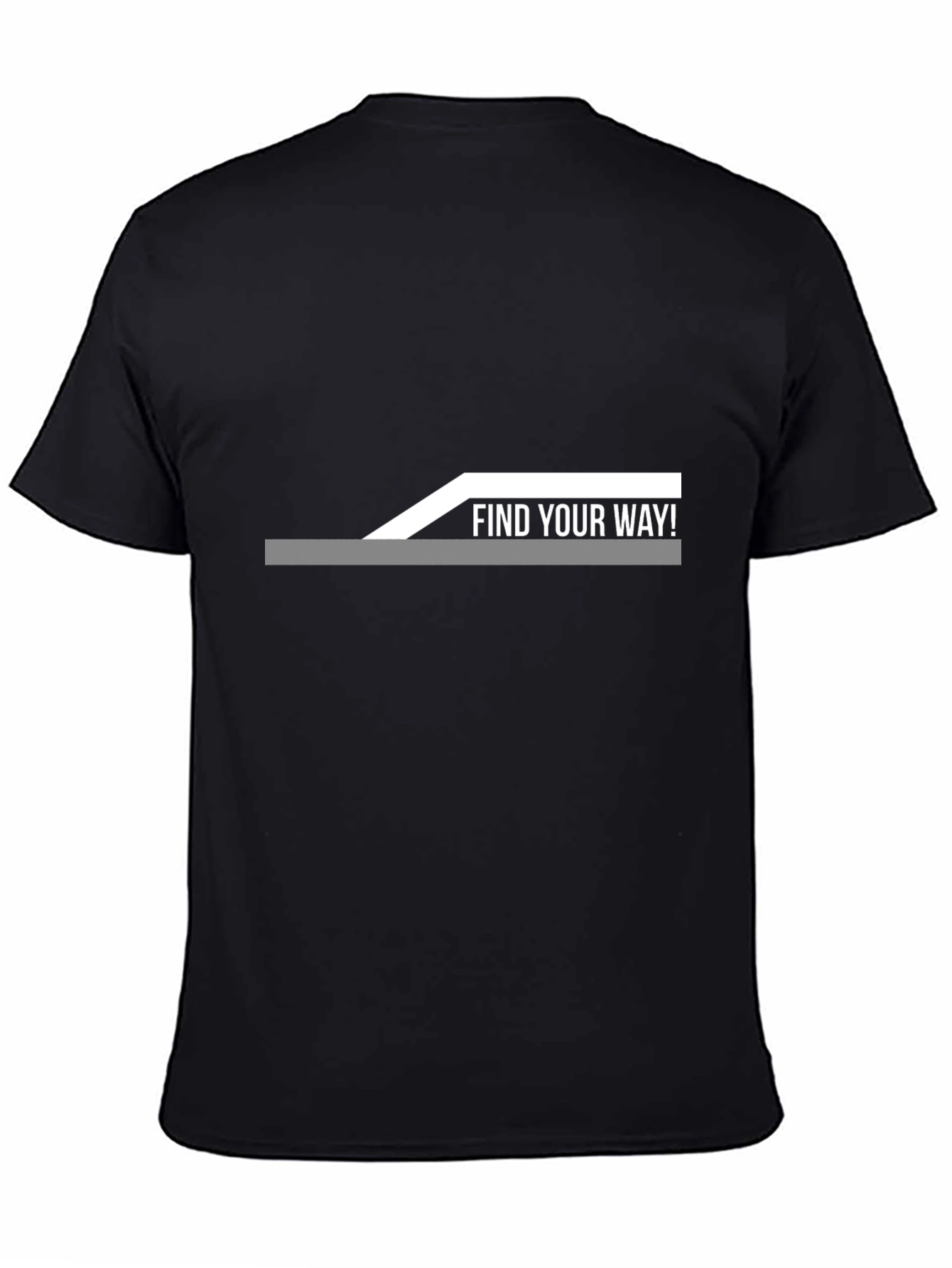 Find Your Way Graphic T-Shirt - Black