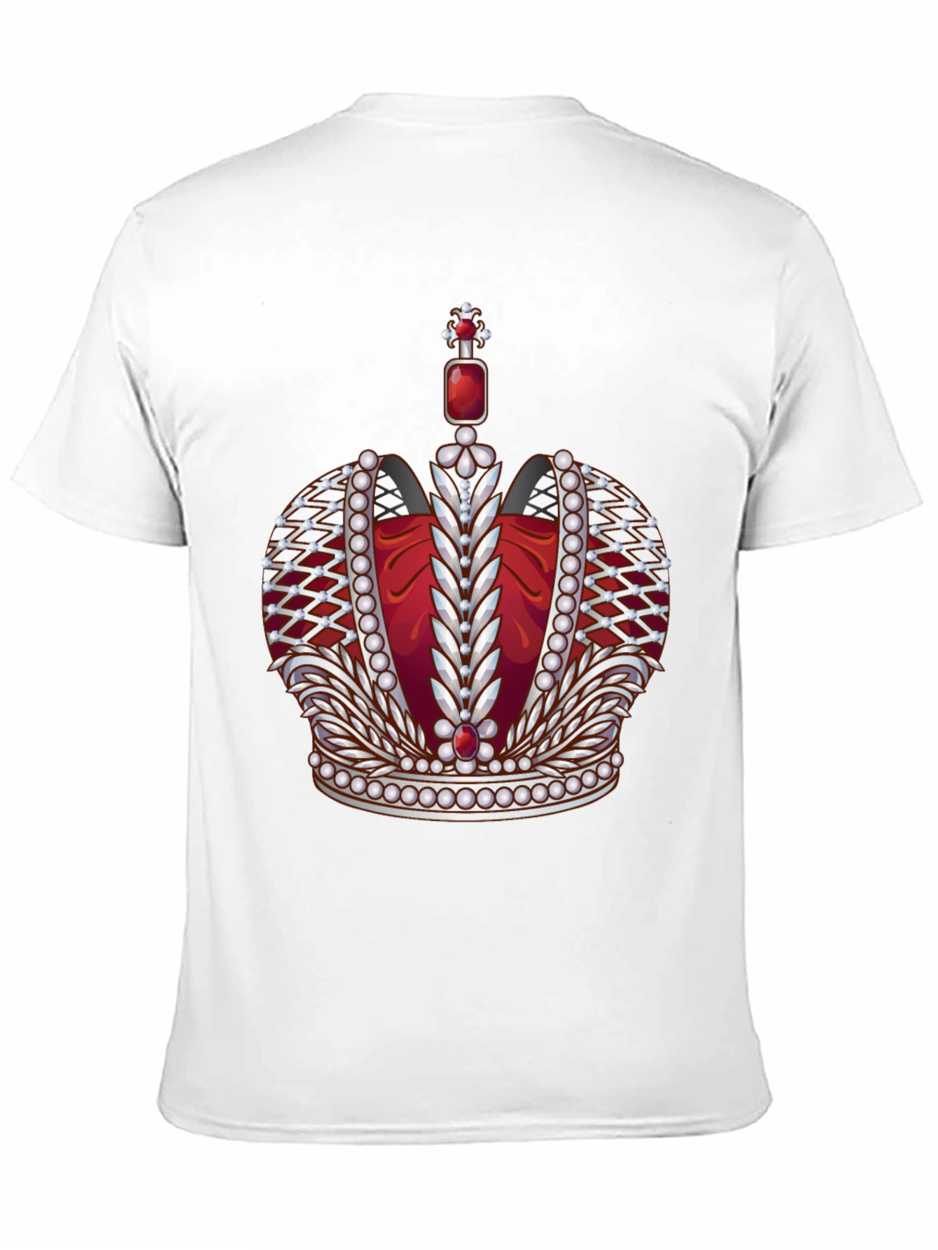 Royal Crown Graphic Tee - Premium Black T-Shirt