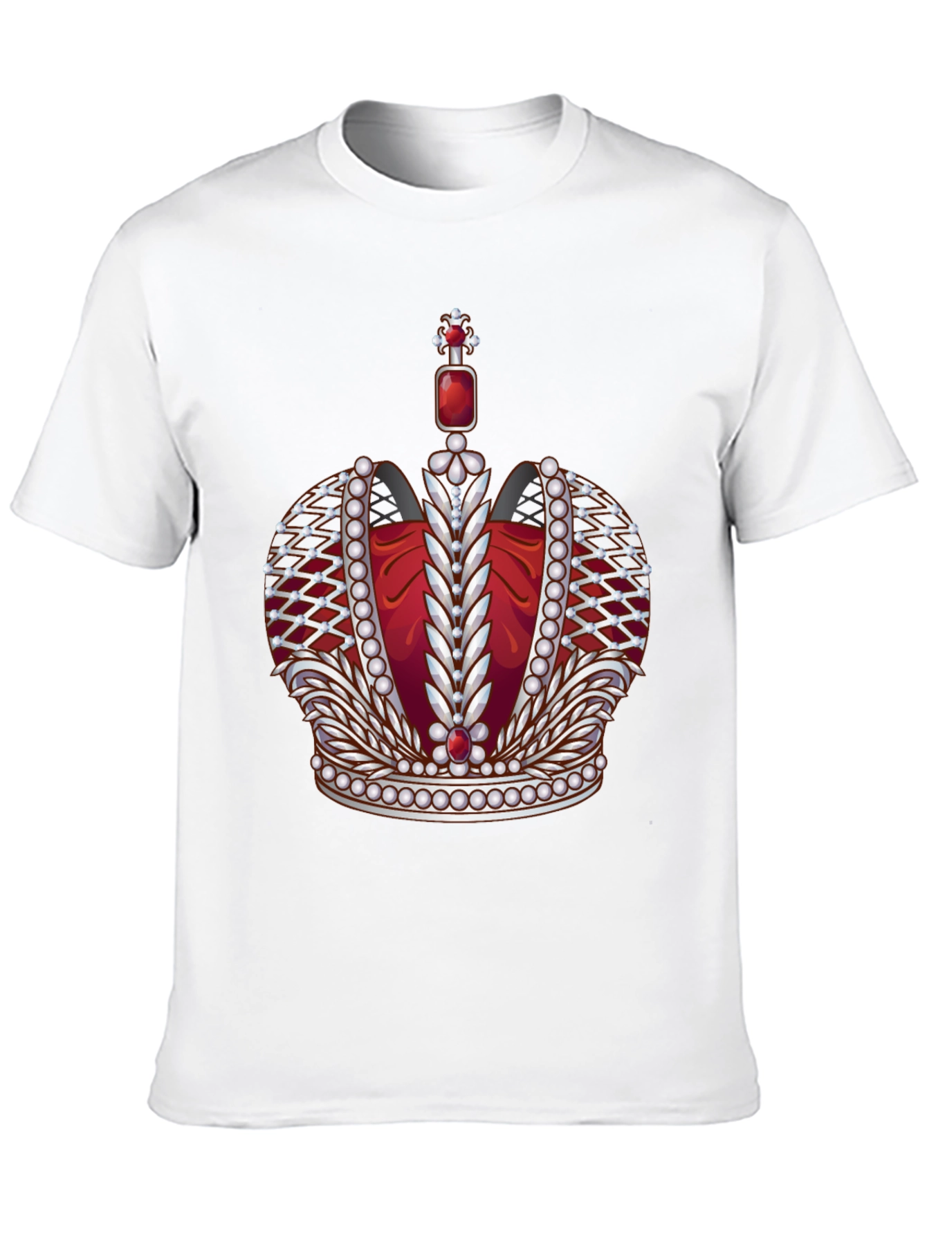 Royal Crown Graphic Tee - Premium Black T-Shirt