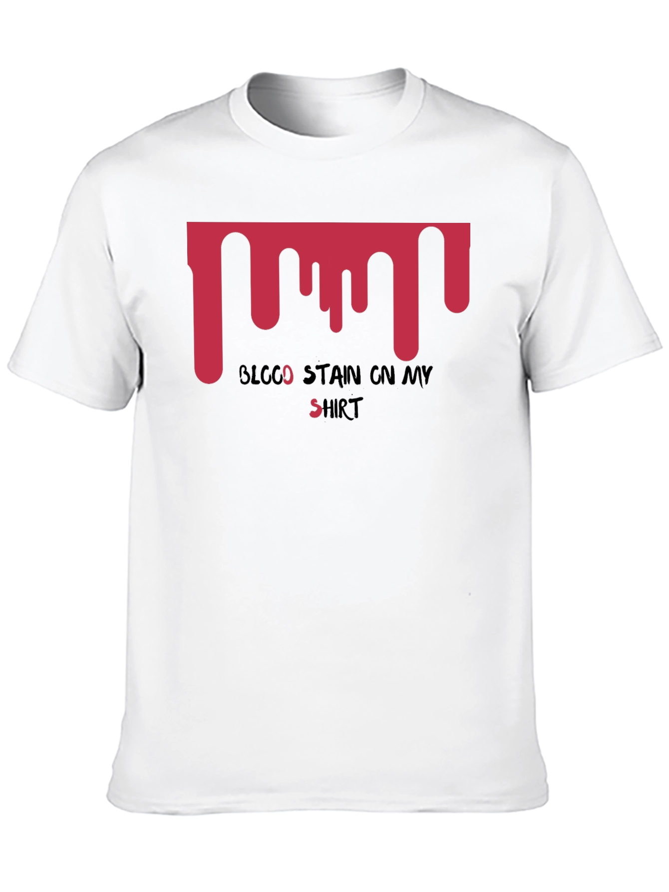 Bloody Stain T-Shirt Funny Horror Tee