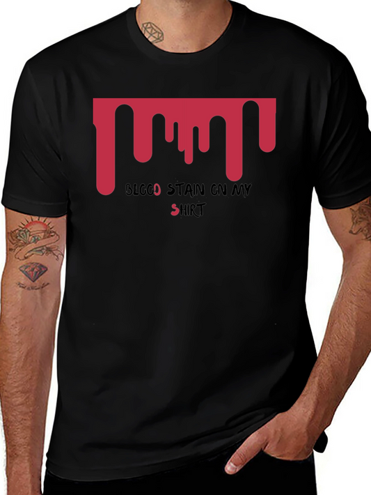 Bloody Stain T-Shirt Funny Horror Tee