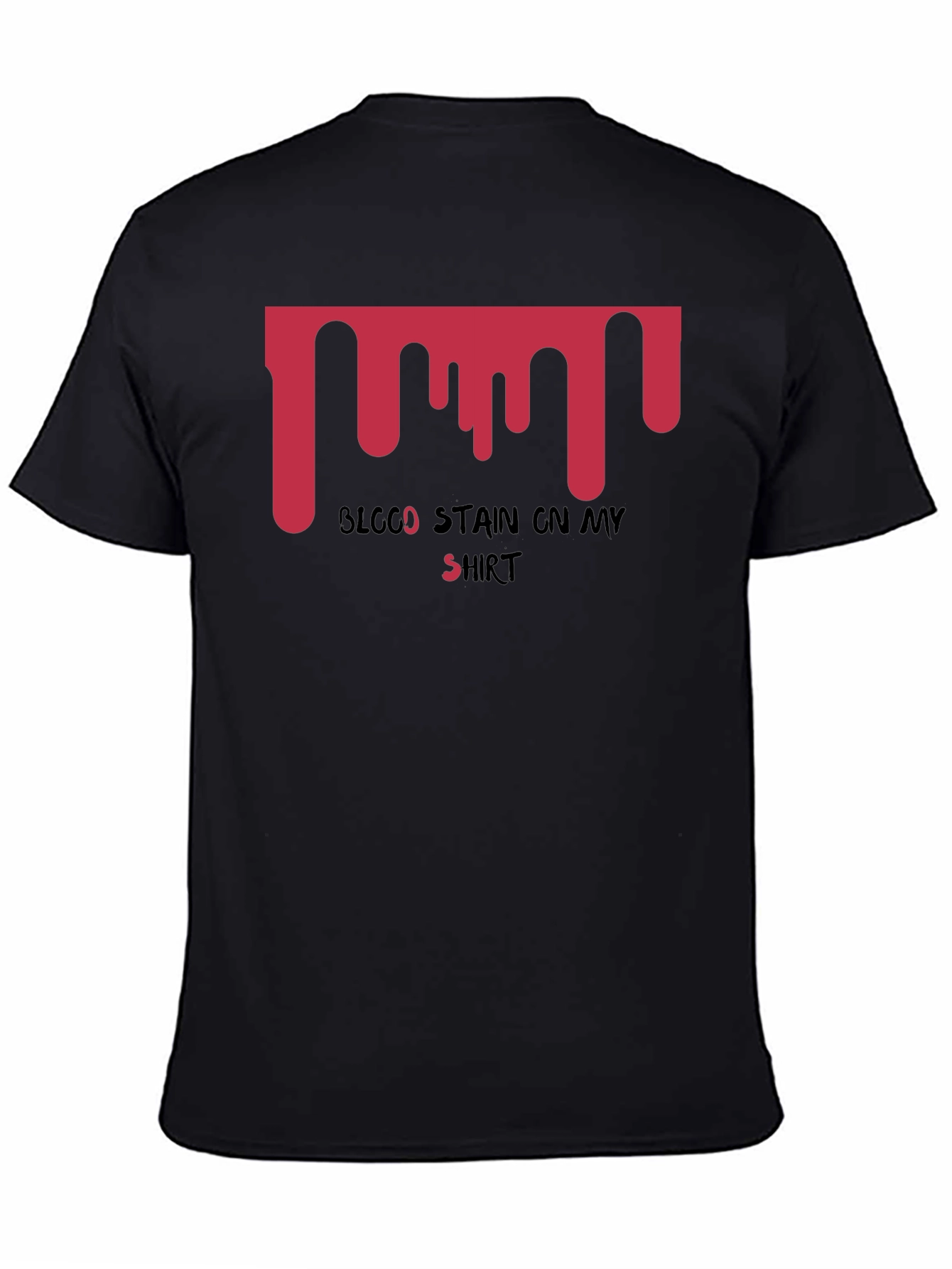 Bloody Stain T-Shirt Funny Horror Tee