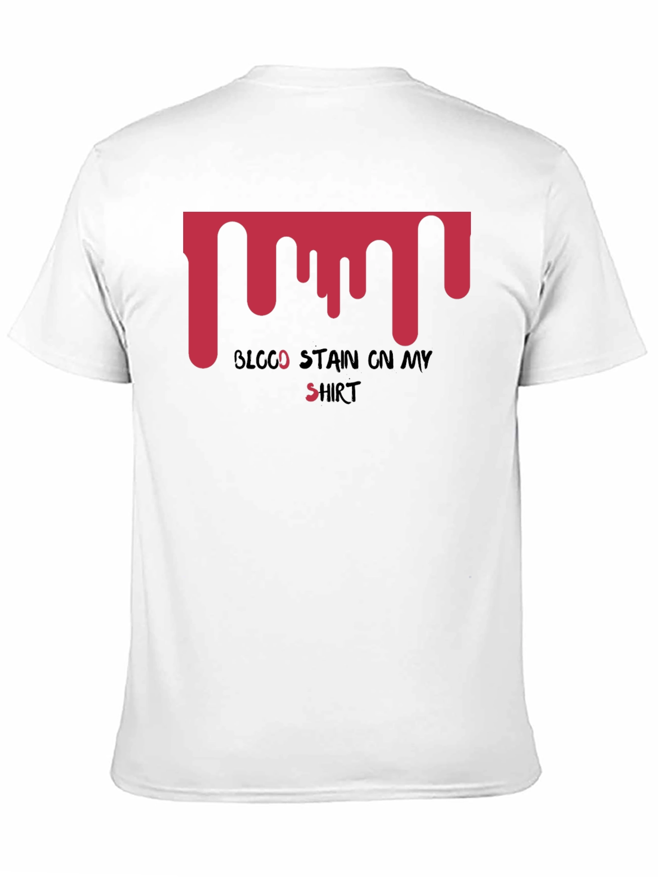 Bloody Stain T-Shirt Funny Horror Tee