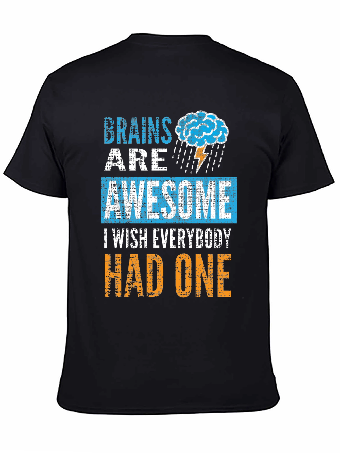 Brains Are Awesome T-Shirt Funny Brainy Tee