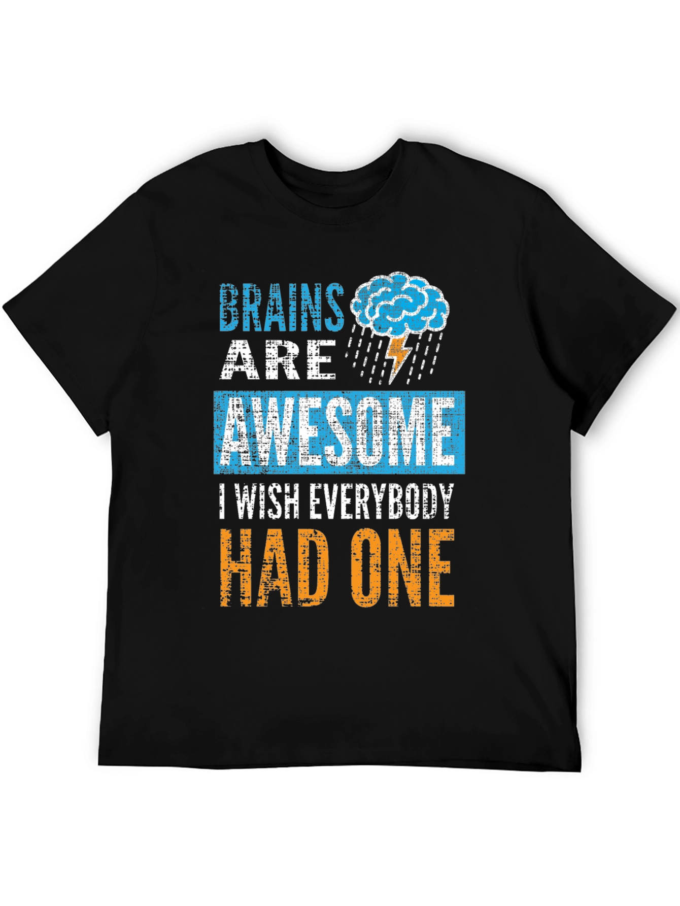 Brains Are Awesome T-Shirt Funny Brainy Tee