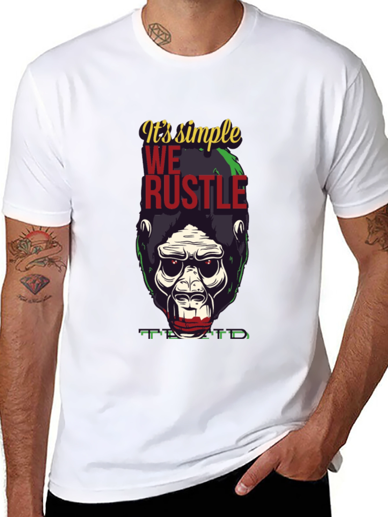 Its Simple We Rustle Gorilla T-Shirt