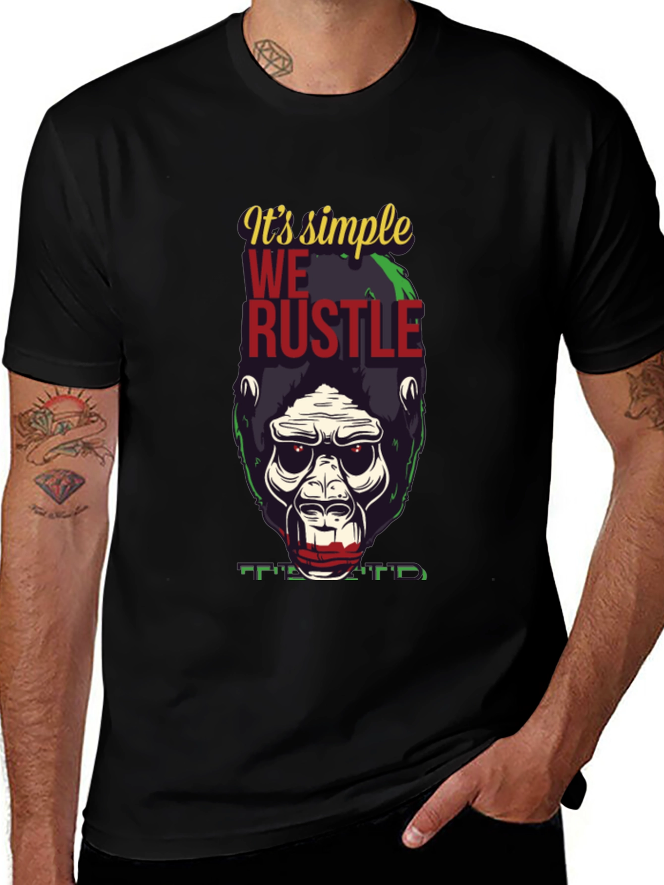 Its Simple We Rustle Gorilla T-Shirt
