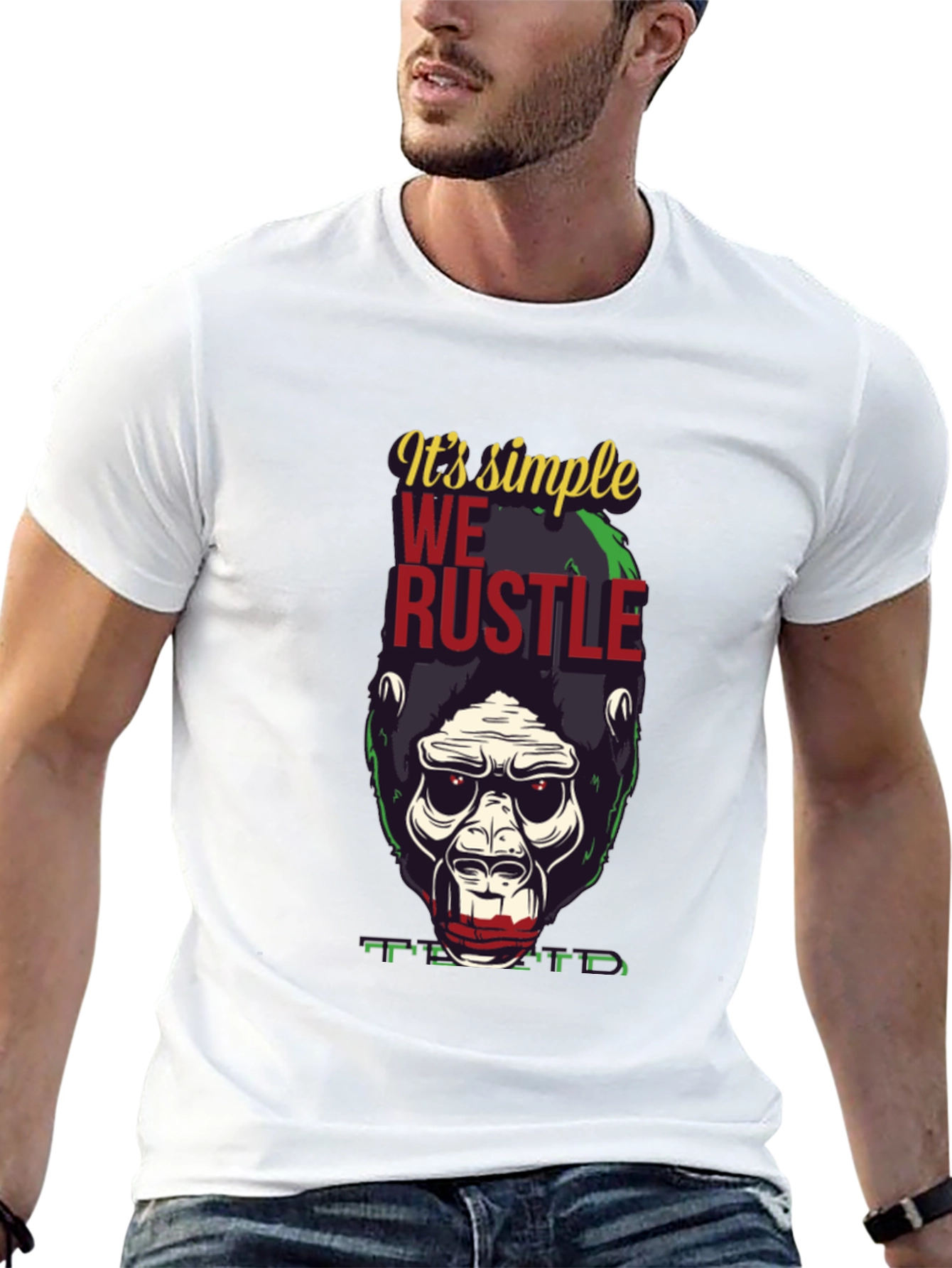 Its Simple We Rustle Gorilla T-Shirt