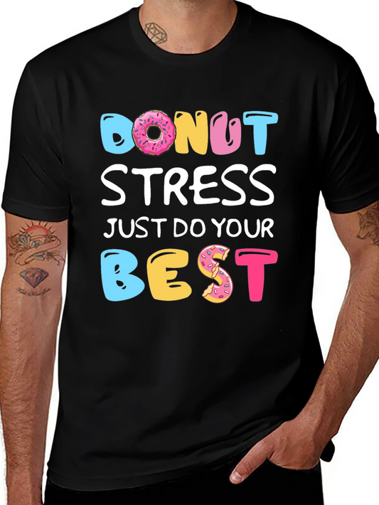 Donut Stress T-Shirt - Funny Casual Tee