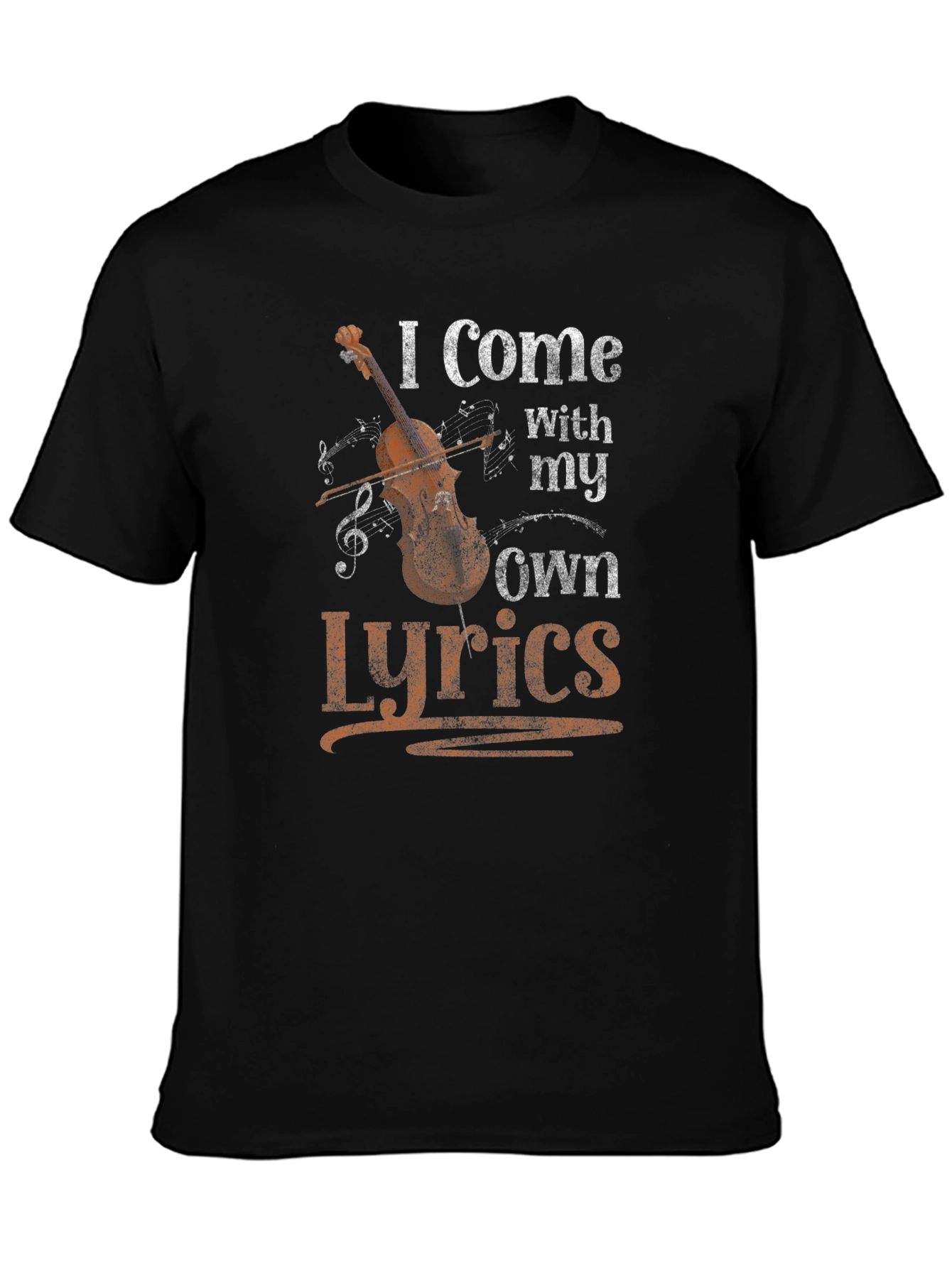 Violin Music Lyrics T-Shirt