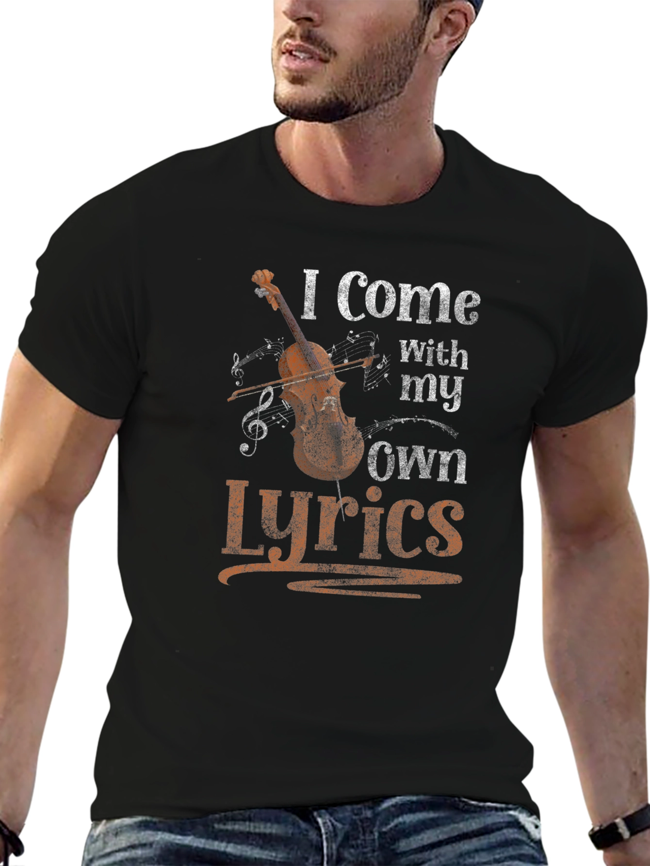 Violin Music Lyrics T-Shirt