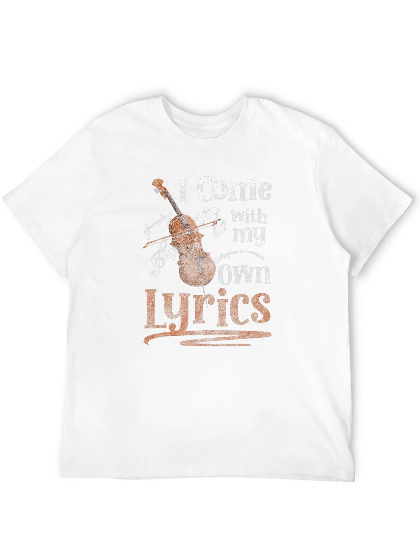 Violin Music Lyrics T-Shirt